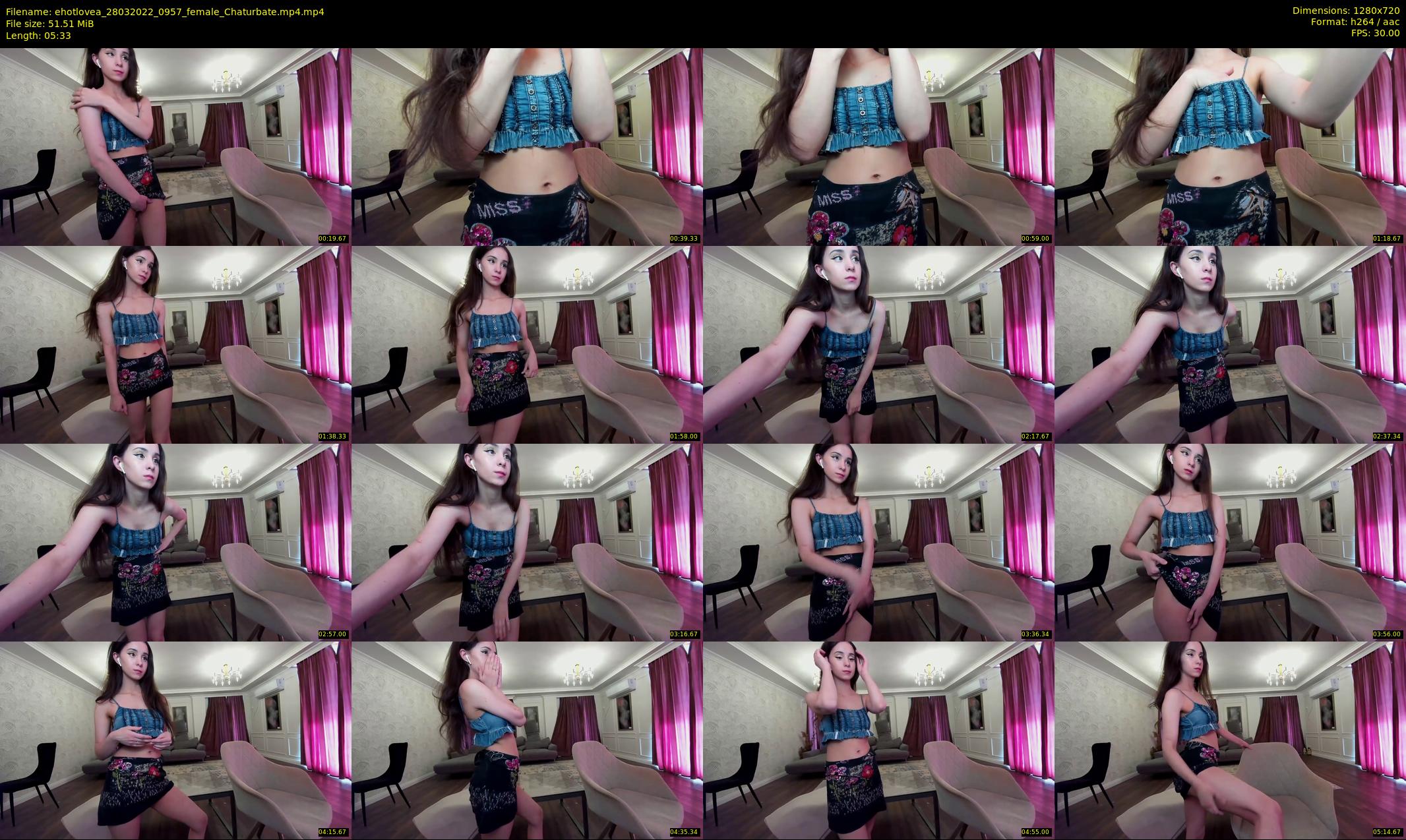 ehotlovea — 6 minute Chaturbate female cam show recording, 720p, Mar 28, 2022