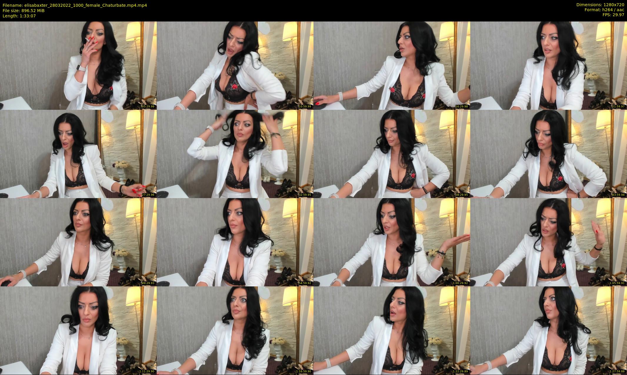 elisabaxter — 94 minute Chaturbate female cam show recording, 720p, Mar 28, 2022