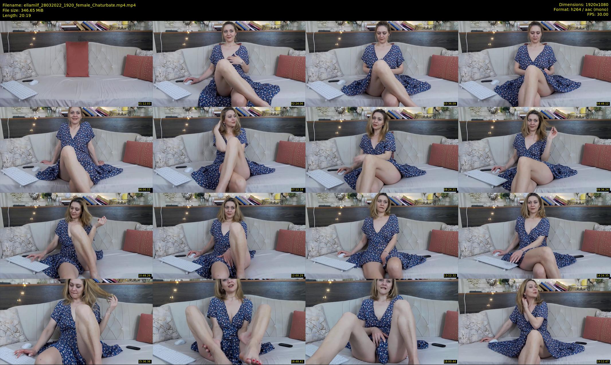 ellamilf — 21 minute Chaturbate female cam show recording, 1080p, Mar 28, 2022