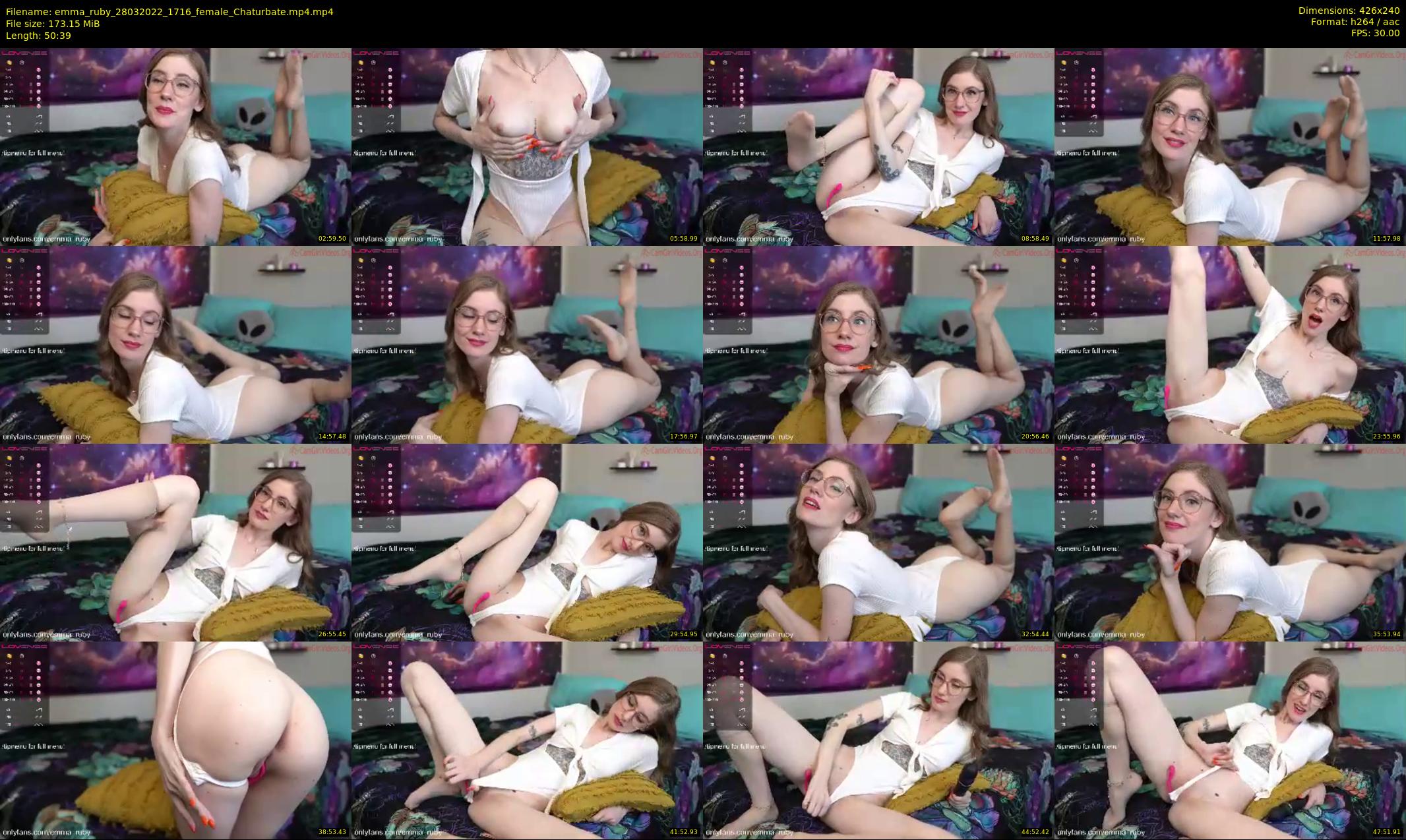 emma_ruby — 51 minute Chaturbate female cam show recording, SD, Mar 28, 2022