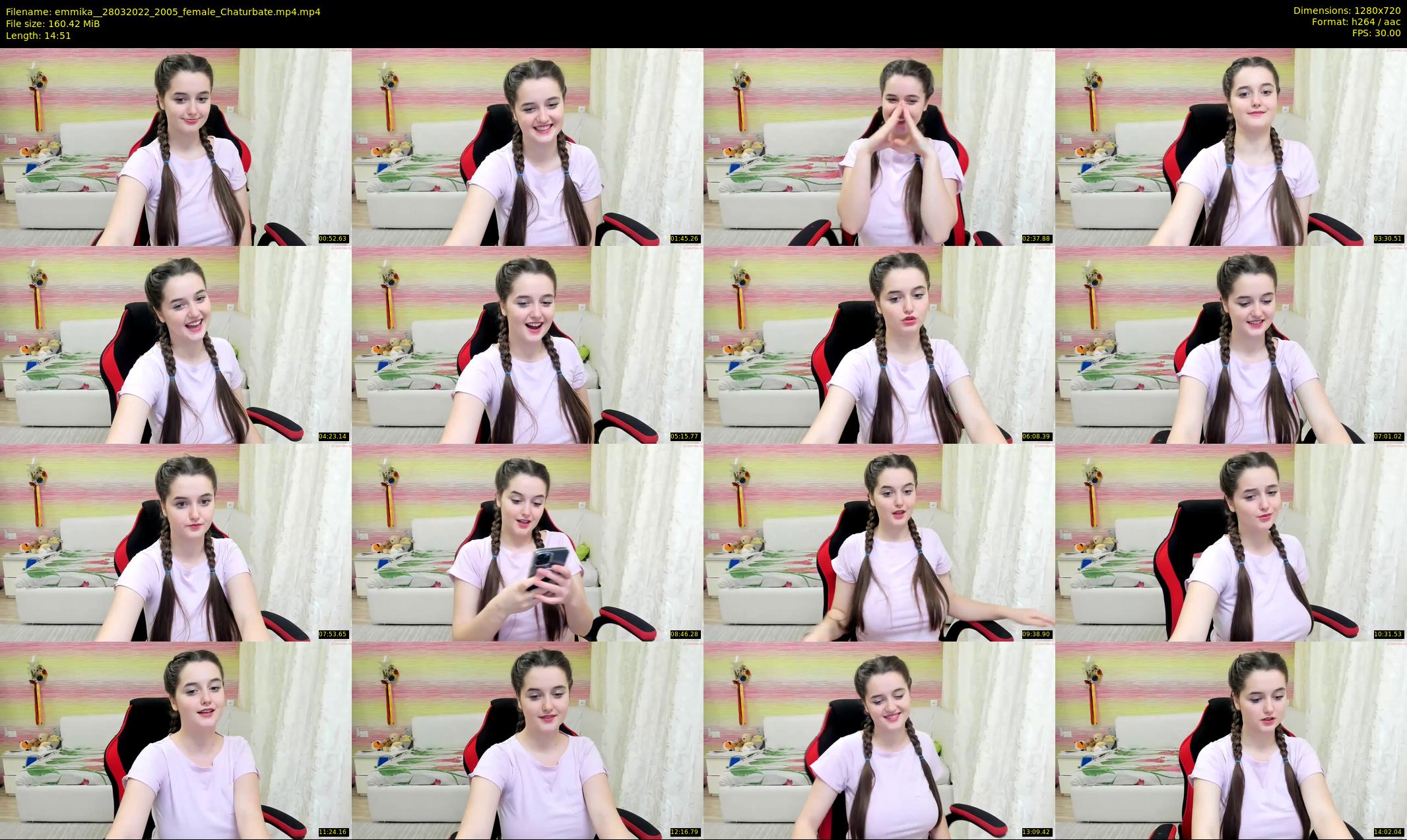emmika_ — 15 minute Chaturbate female cam show recording, 720p, Mar 28, 2022