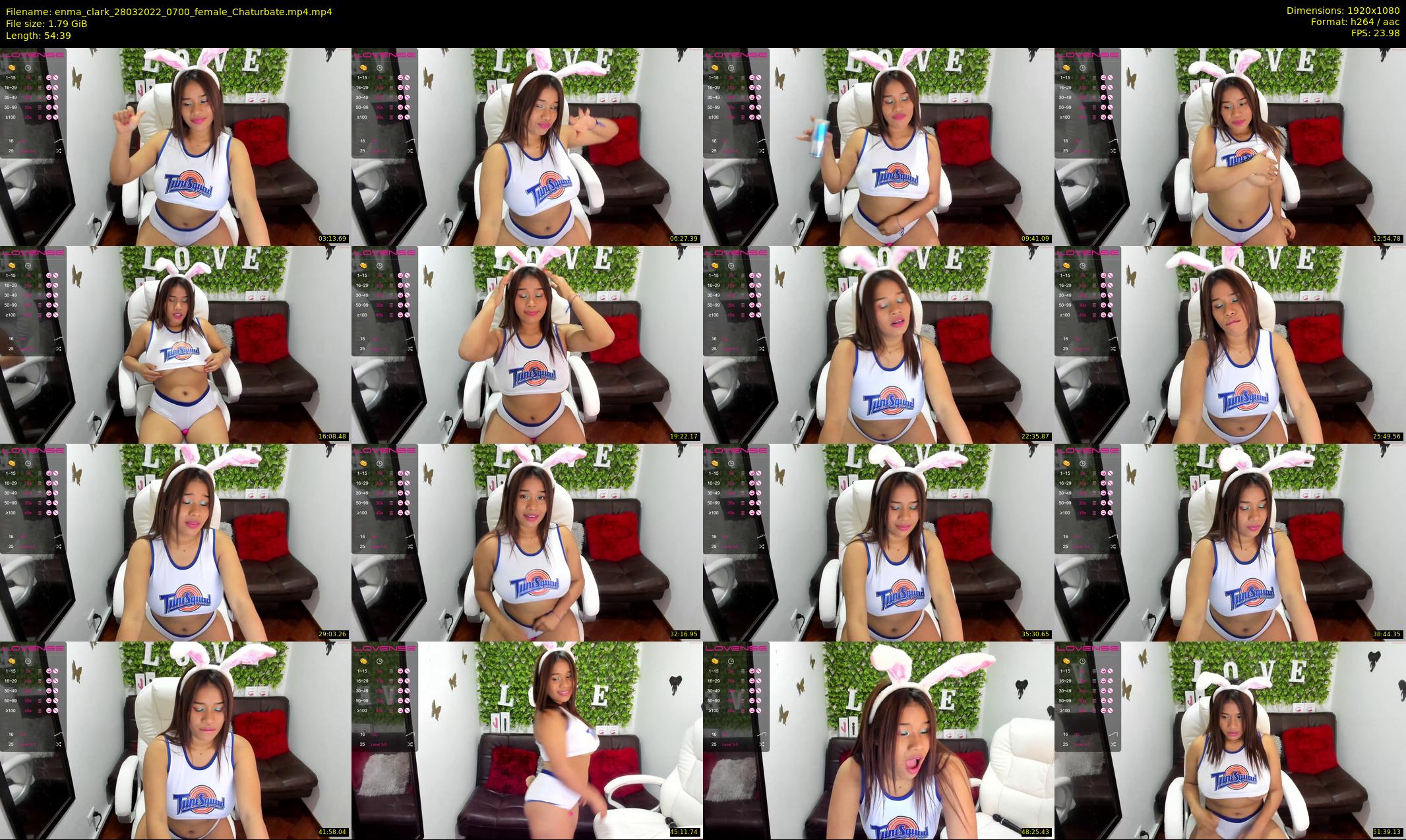 enma_clark — 55 minute Chaturbate female cam show recording, 1080p, Mar 28, 2022