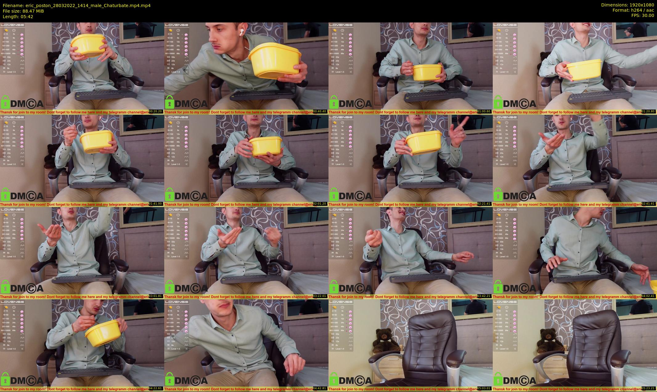 eric_poston — 6 minute Chaturbate male cam show recording, 1080p, Mar 28, 2022