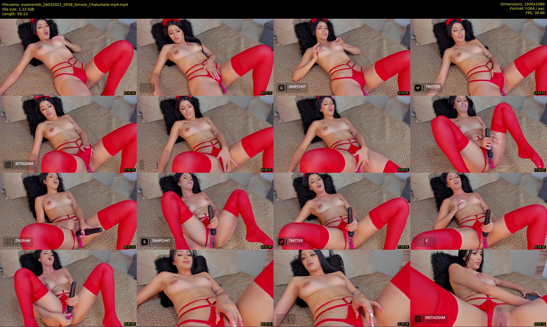evamoretti — 59 minute Chaturbate female cam show recording, 1080p, Mar 28, 2022