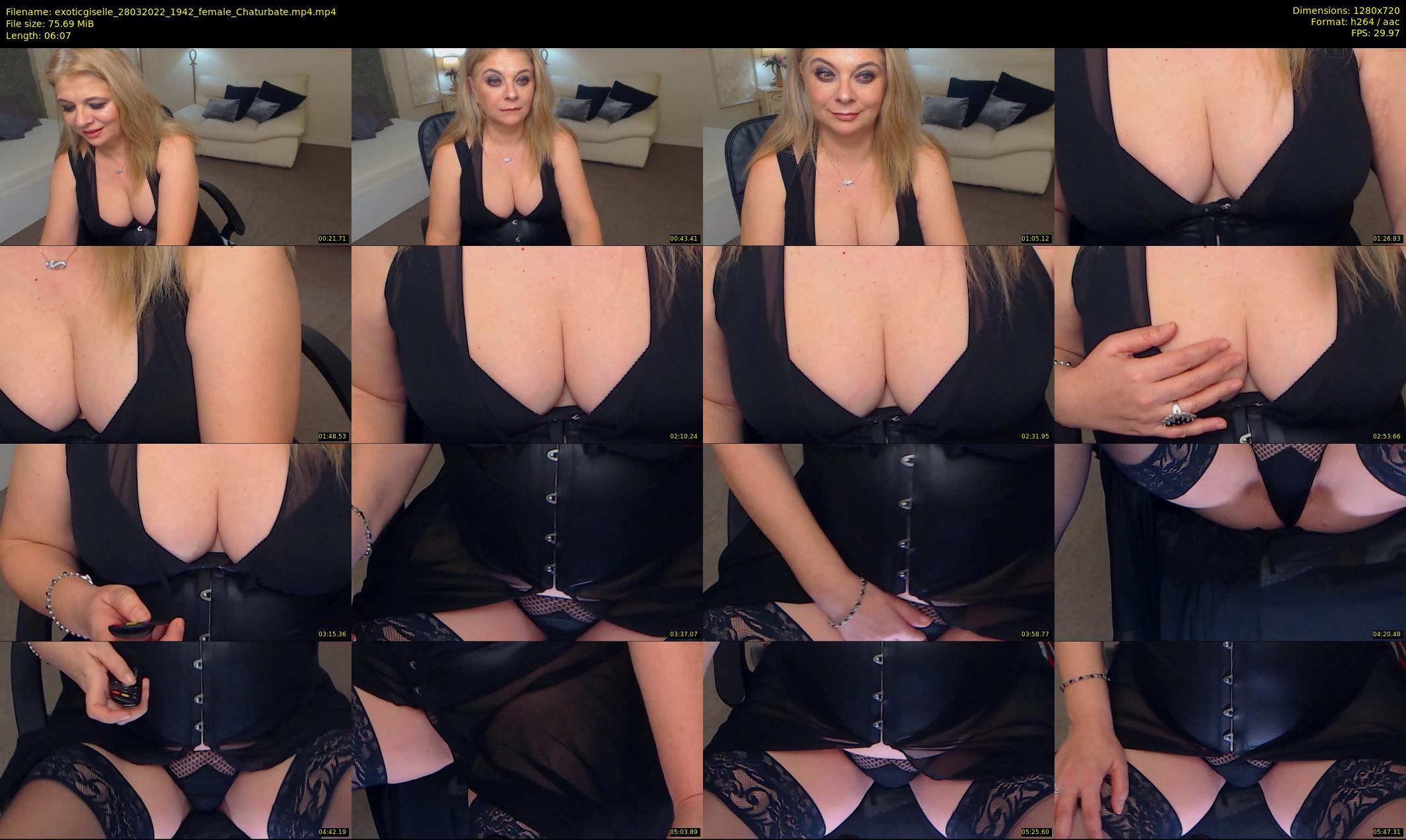 exoticgiselle — 7 minute Chaturbate female cam show recording, 720p, Mar 28, 2022
