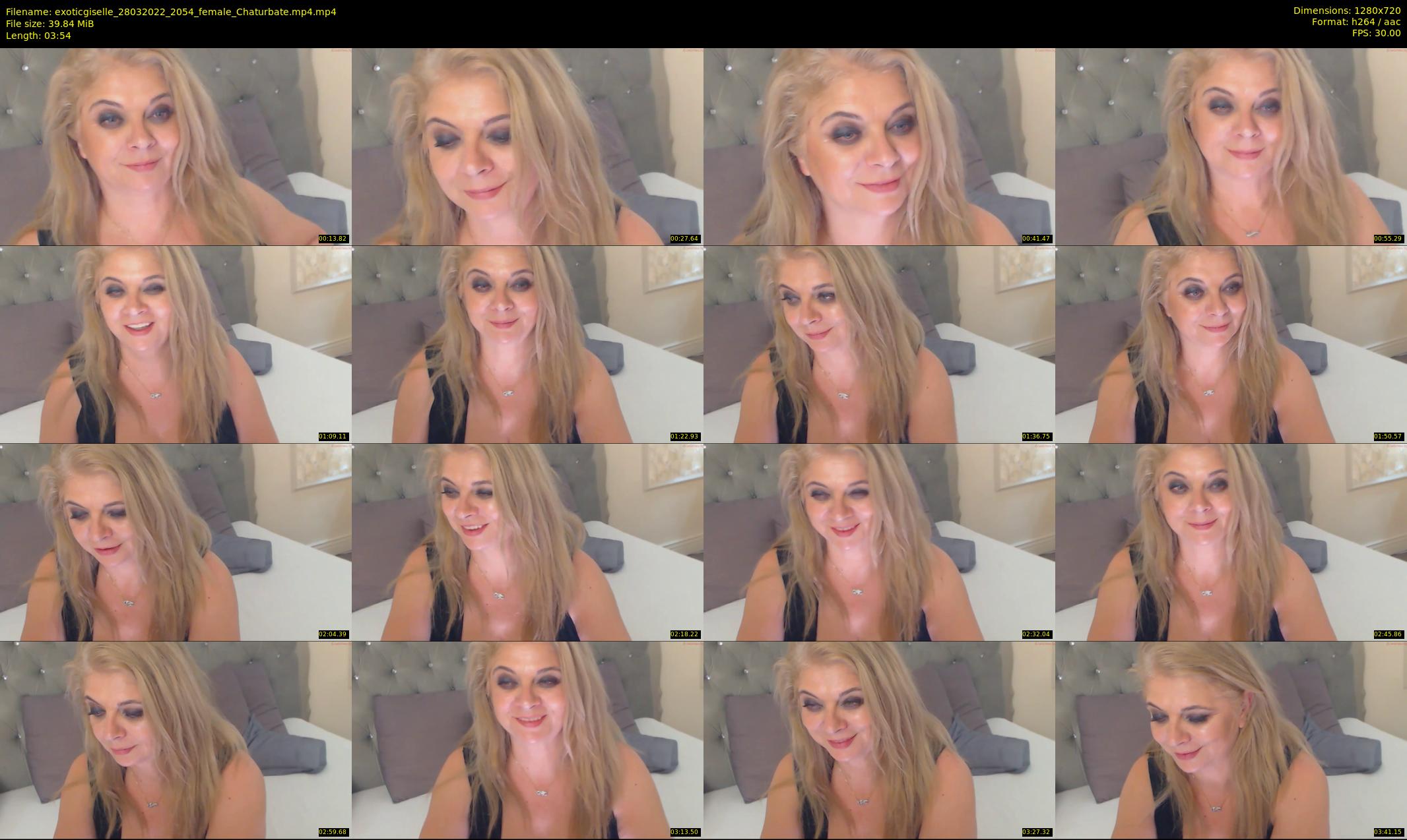 exoticgiselle — 4 minute Chaturbate female cam show recording, 720p, Mar 28, 2022