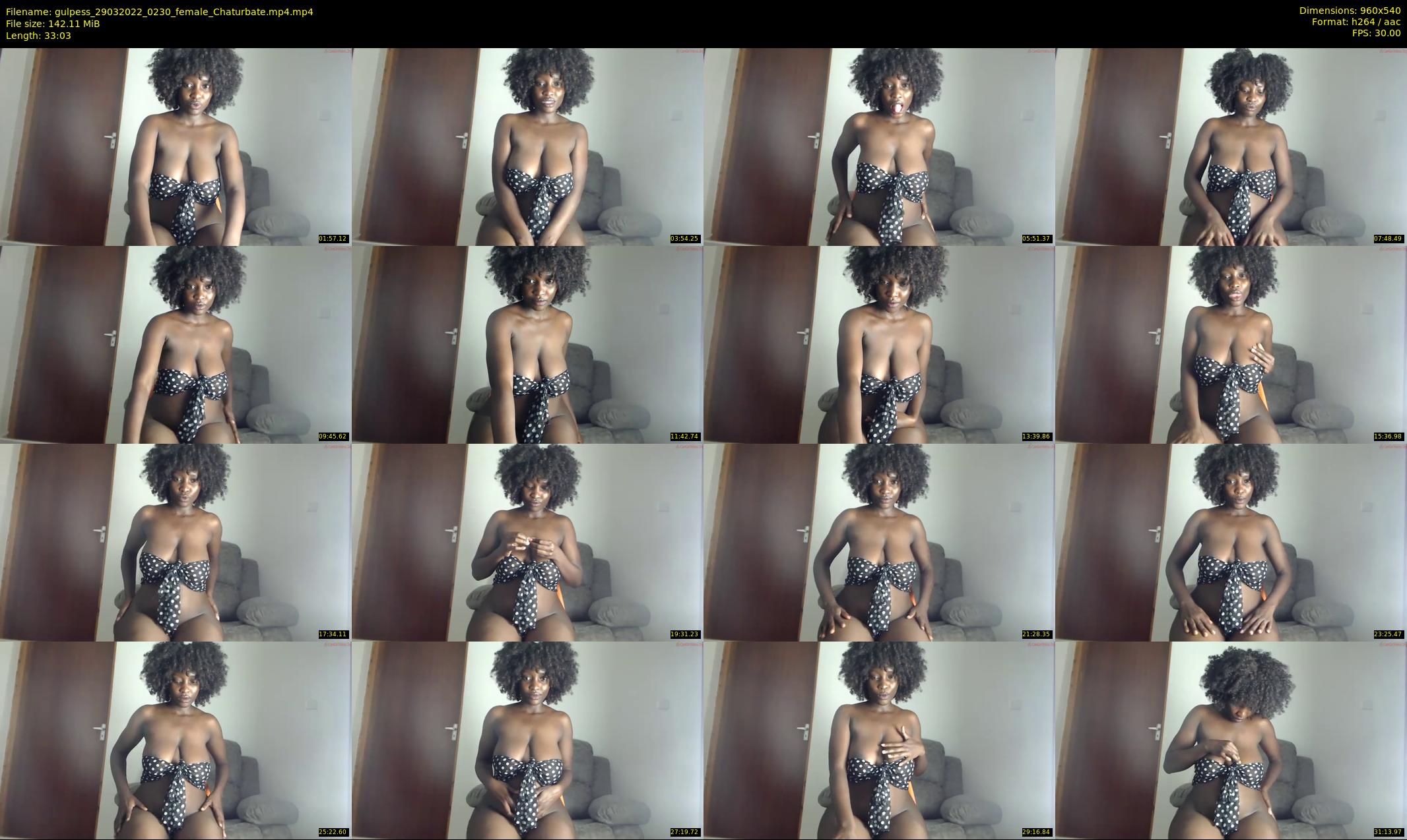 gulpess — 34 minute Chaturbate female cam show recording, 480p, Mar 29, 2022