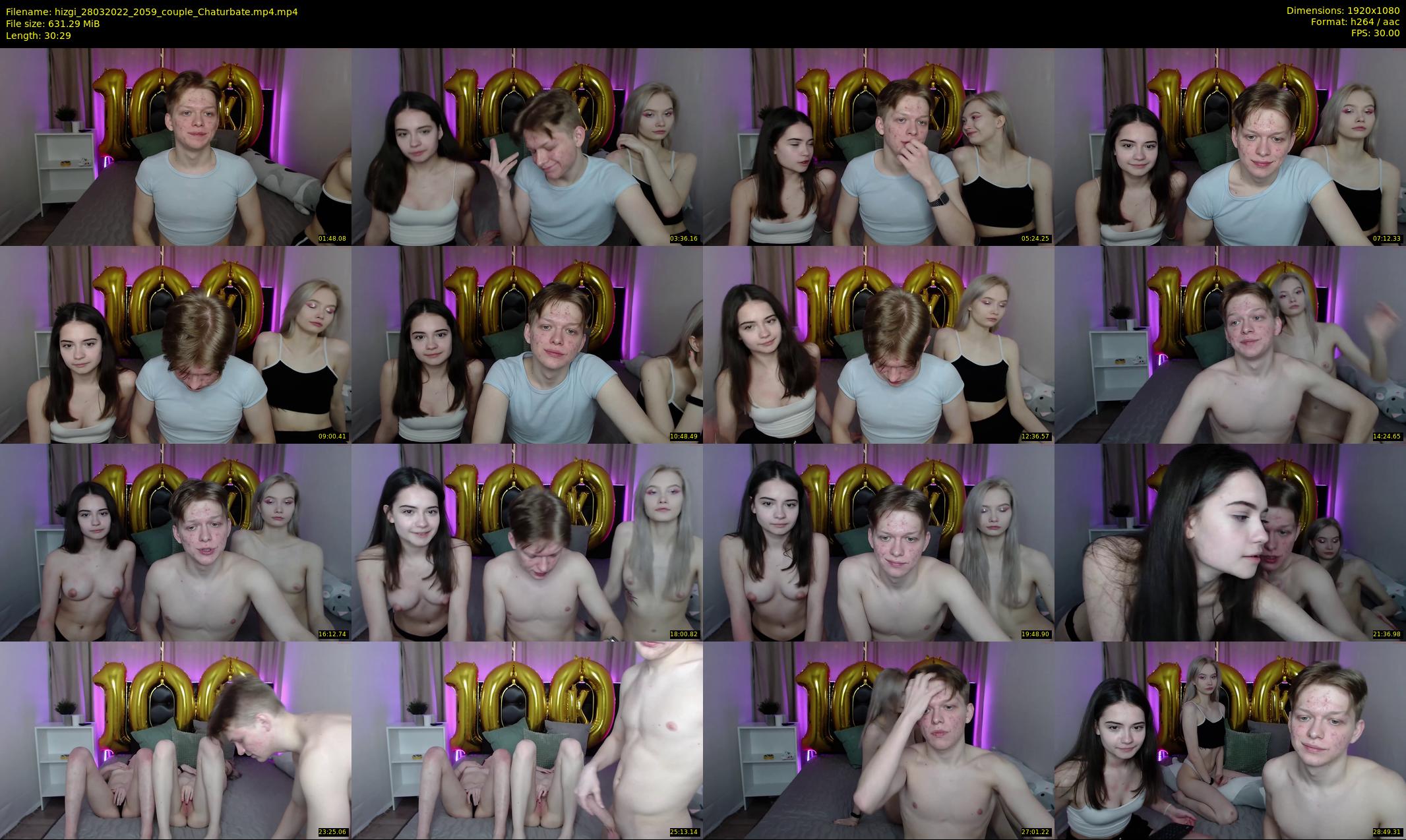 hizgi — 31 minute Chaturbate couple cam show recording, 1080p, Mar 28, 2022