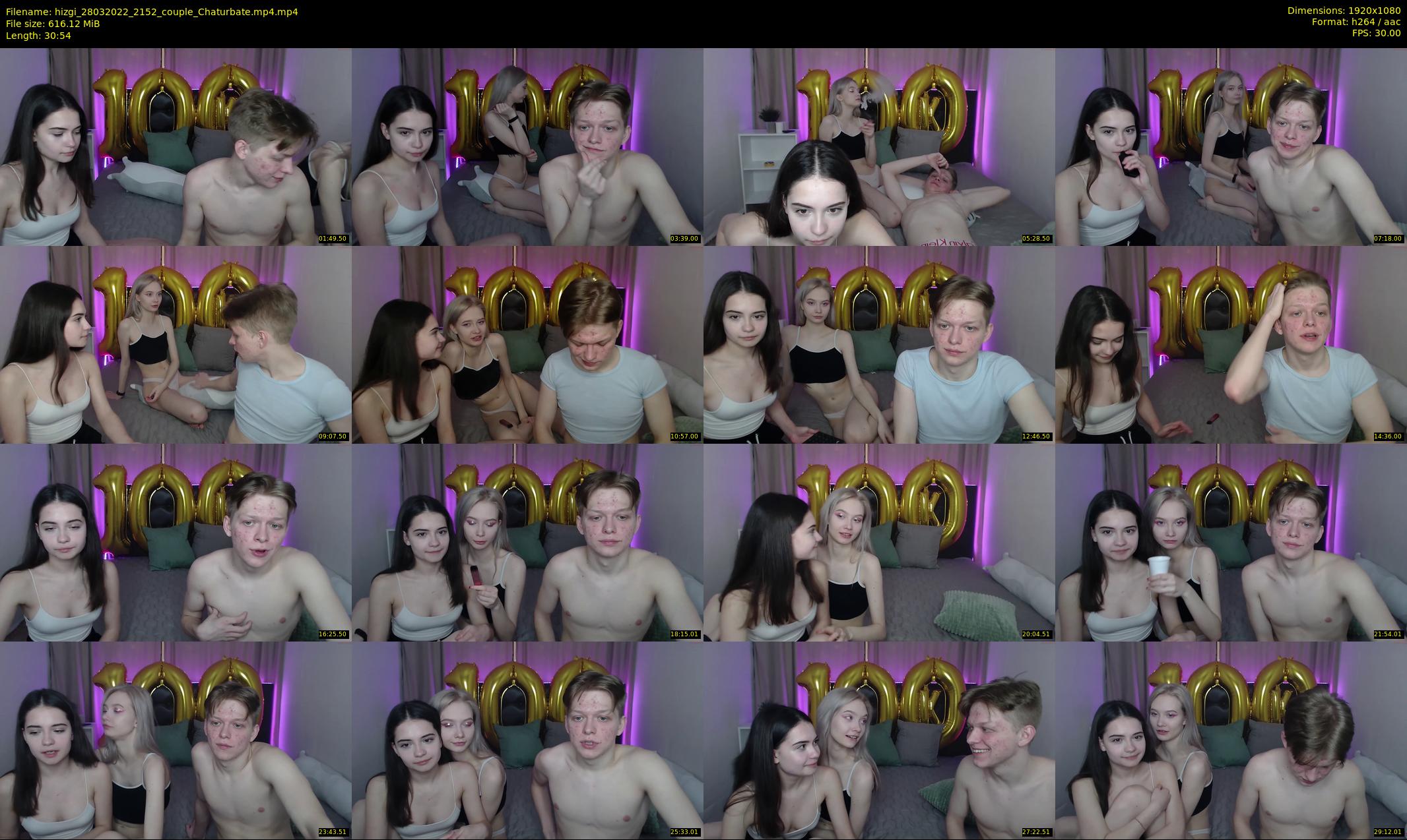hizgi — 31 minute Chaturbate couple cam show recording, 1080p, Mar 28, 2022