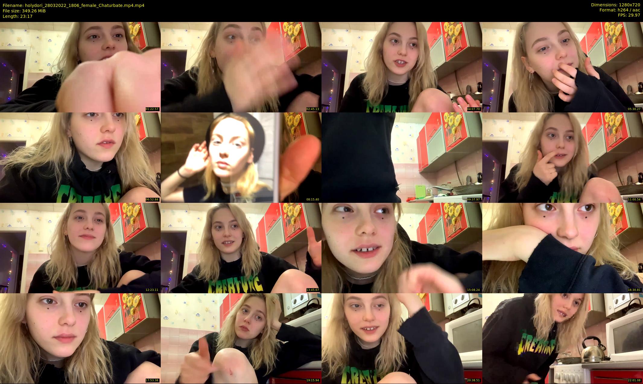 holydori — 24 minute Chaturbate female cam show recording, 720p, Mar 28, 2022