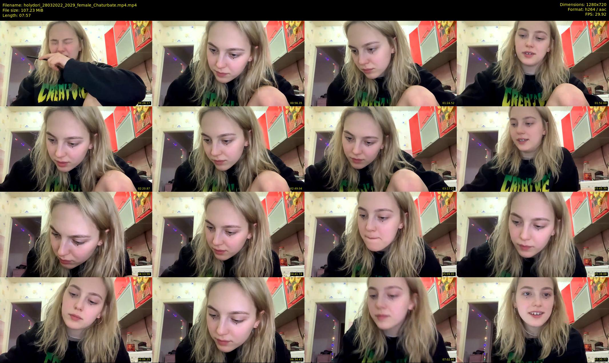 holydori — 8 minute Chaturbate female cam show recording, 720p, Mar 28, 2022