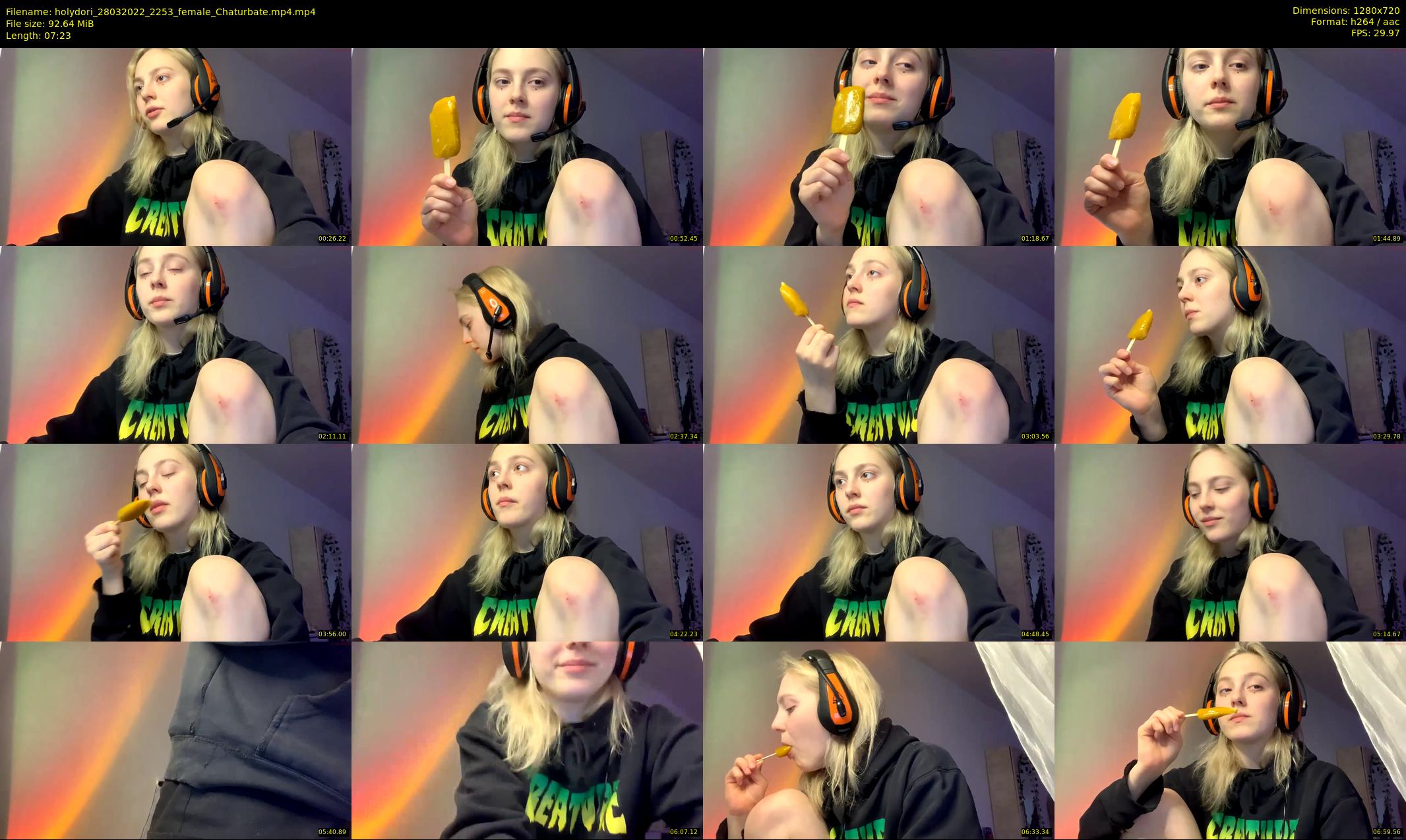 holydori — 8 minute Chaturbate female cam show recording, 720p, Mar 28, 2022