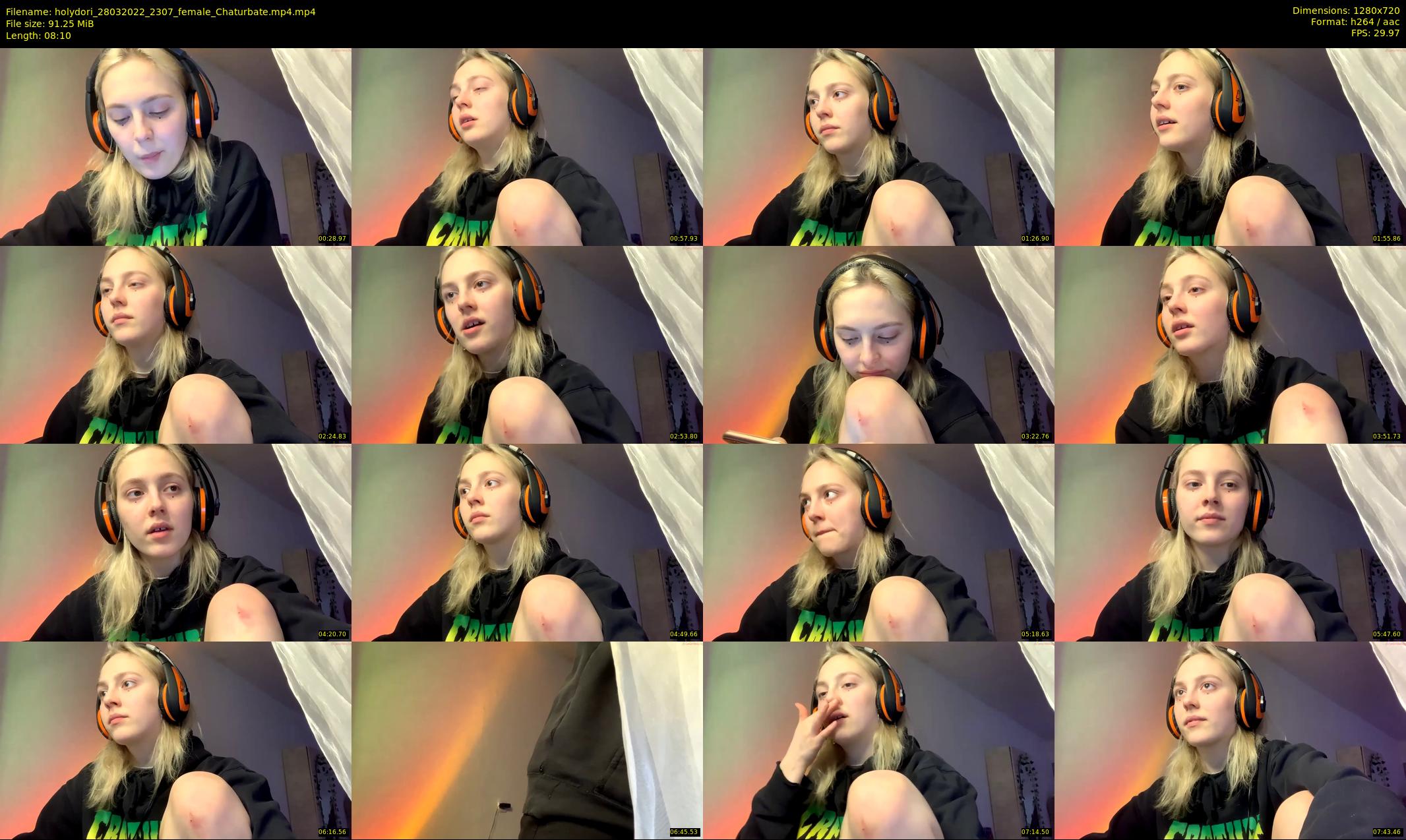 holydori — 9 minute Chaturbate female cam show recording, 720p, Mar 28, 2022