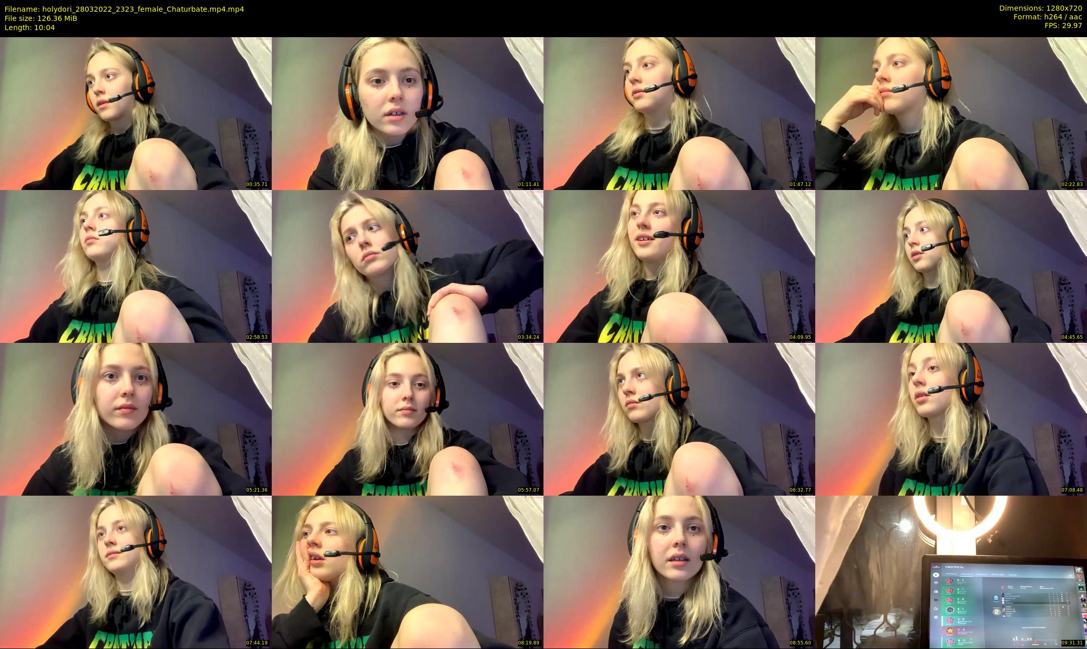 holydori — 11 minute Chaturbate female cam show recording, 720p, Mar 28, 2022