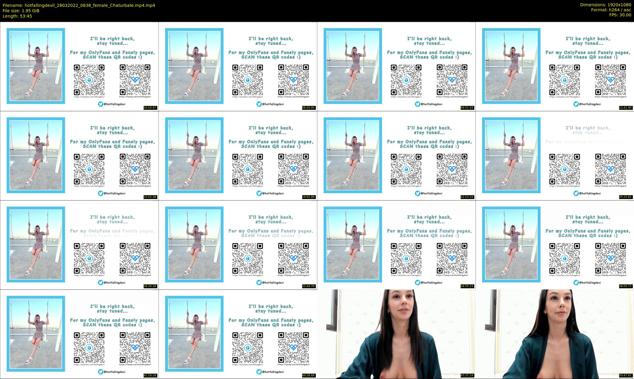 hotfallingdevil — 54 minute Chaturbate female cam show recording, 1080p, Mar 28, 2022