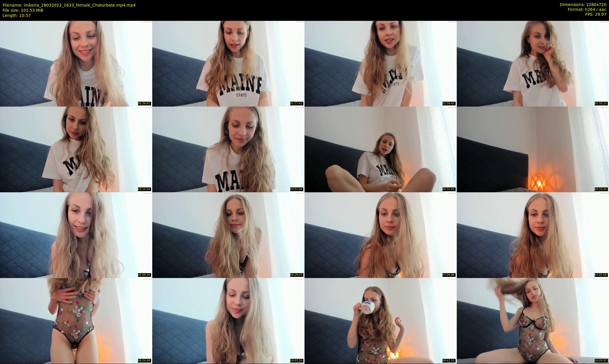 imkeira — 11 minute Chaturbate female cam show recording, 720p, Mar 28, 2022