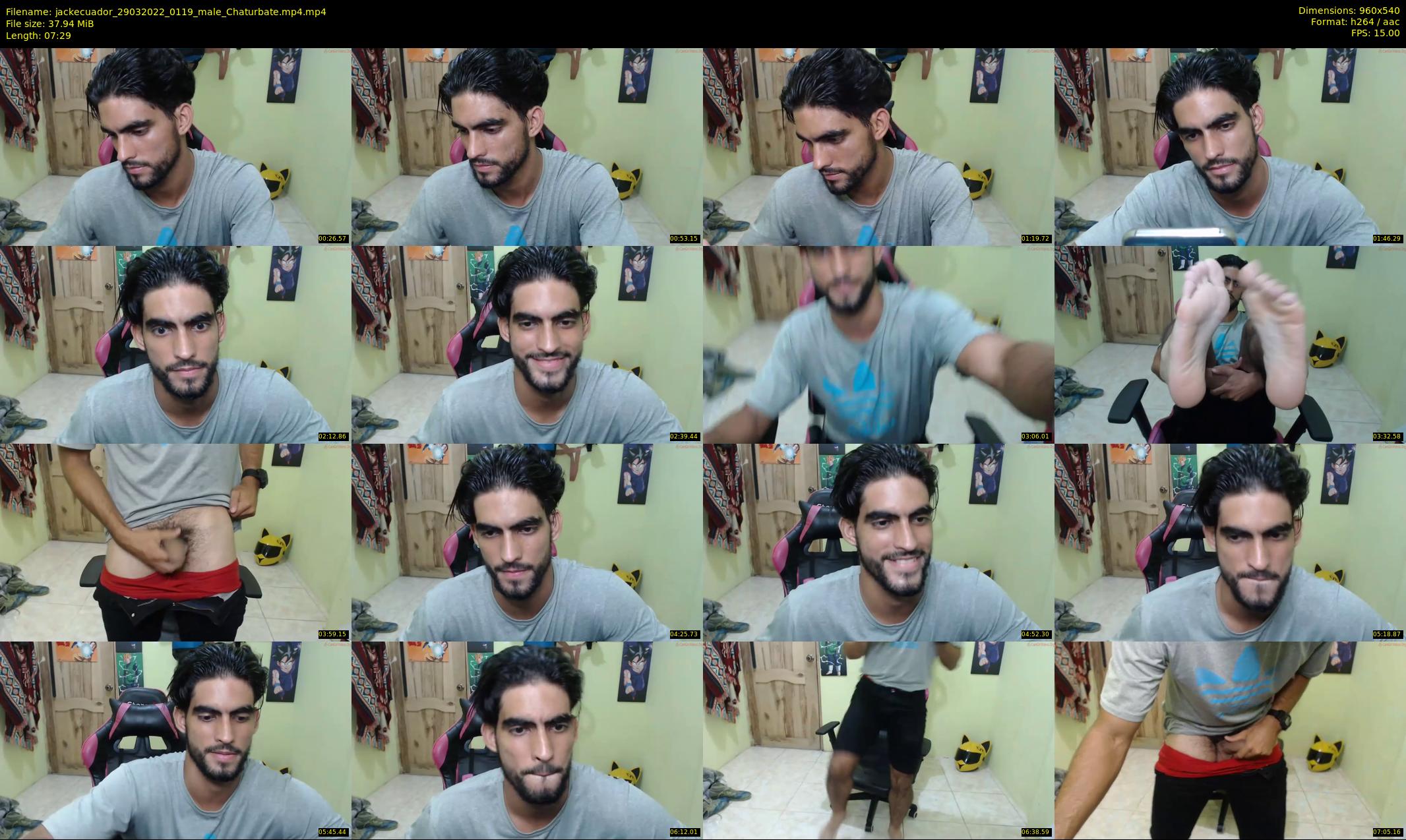 jackecuador — 8 minute Chaturbate male cam show recording, 480p, Mar 29, 2022