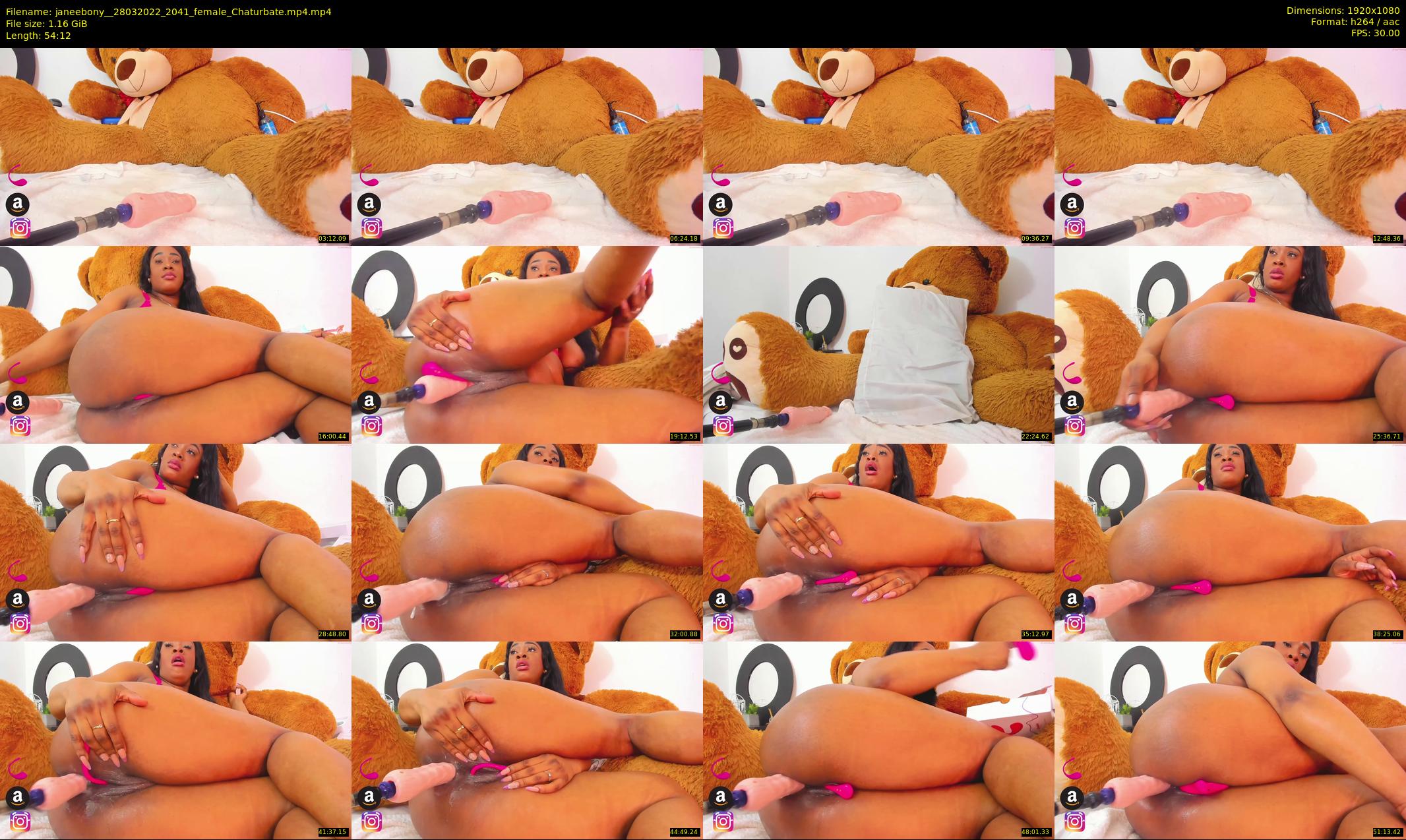 janeebony_ — 55 minute Chaturbate female cam show recording, 1080p, Mar 28, 2022