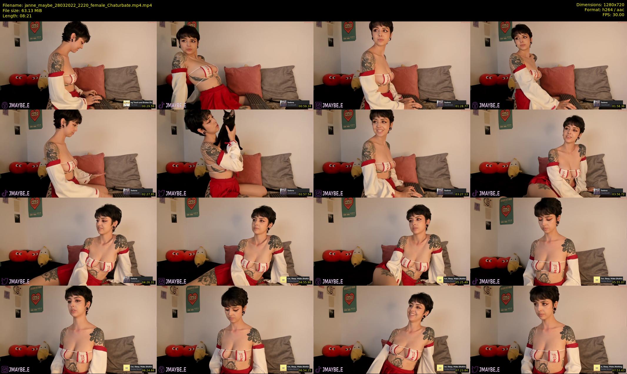 janne_maybe — 9 minute Chaturbate female cam show recording, 720p, Mar 28, 2022