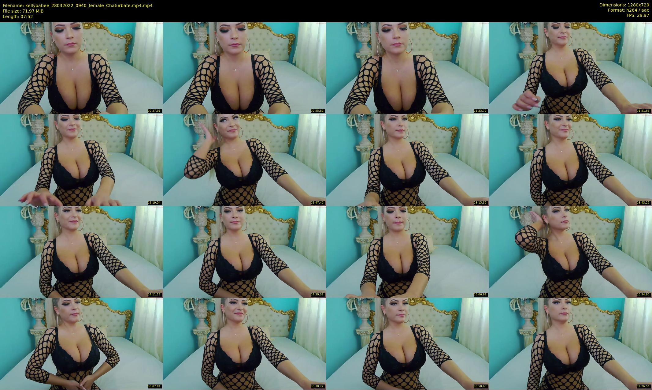 kellybabee — 8 minute Chaturbate female cam show recording, 720p, Mar 28, 2022