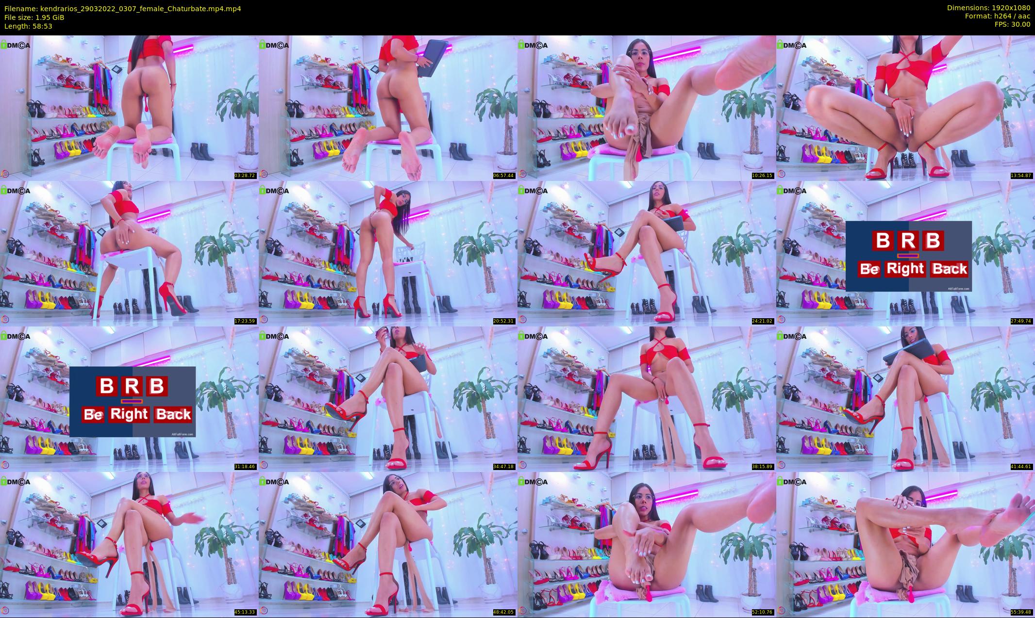 kendrarios — 59 minute Chaturbate female cam show recording, 1080p, Mar 29, 2022