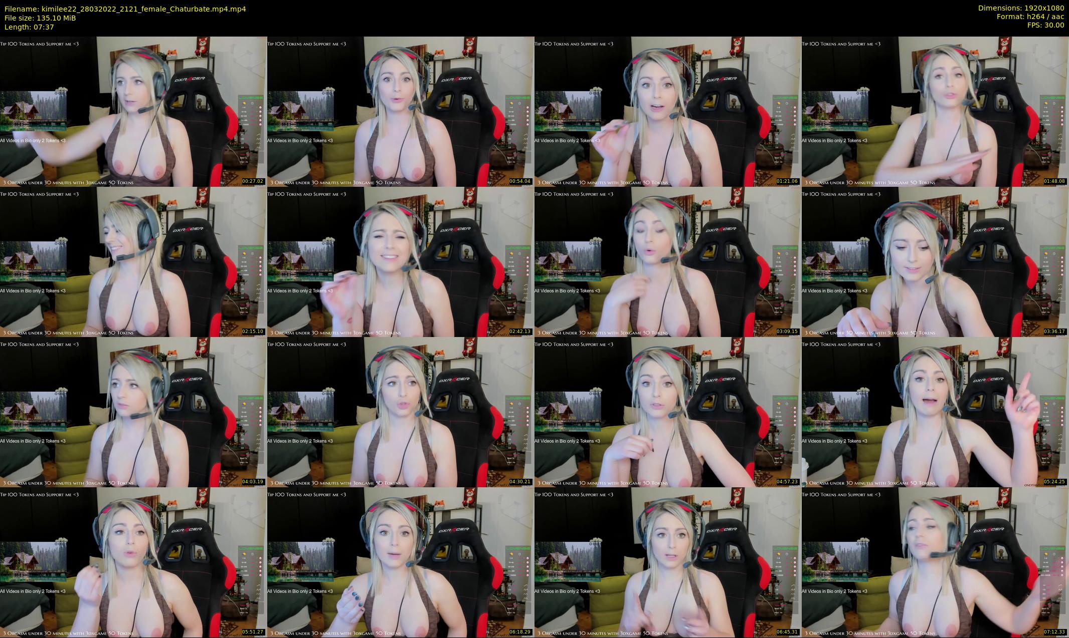 kimilee22 — 8 minute Chaturbate female cam show recording, 1080p, Mar 28, 2022