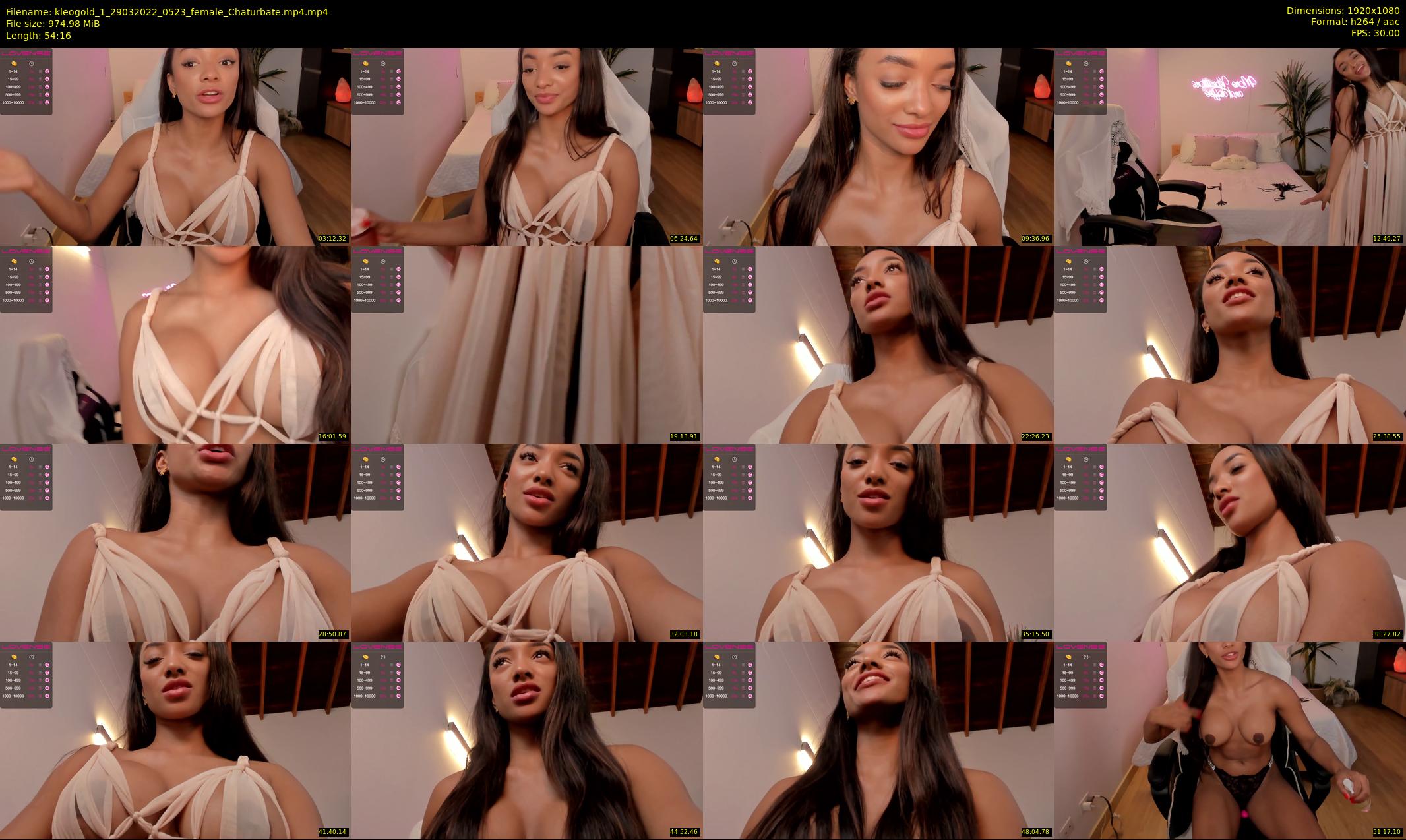 kleogold_1 — 55 minute Chaturbate female cam show recording, 1080p, Mar 29, 2022