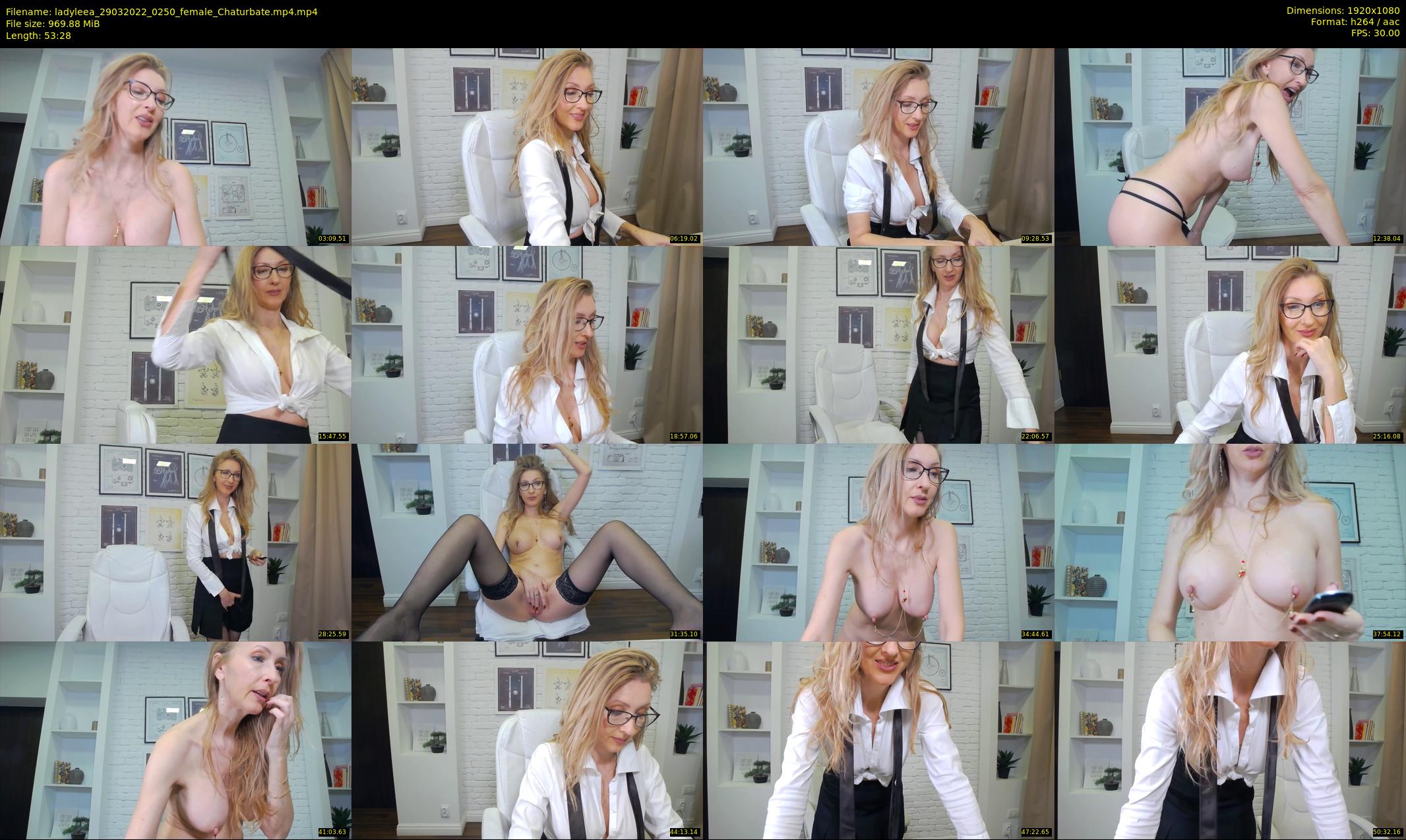 ladyleea — 54 minute Chaturbate female cam show recording, 1080p, Mar 29, 2022