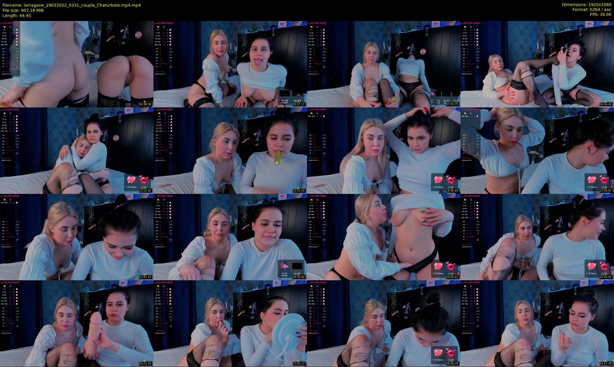 larragane — 45 minute Chaturbate couple cam show recording, 1080p, Mar 29, 2022