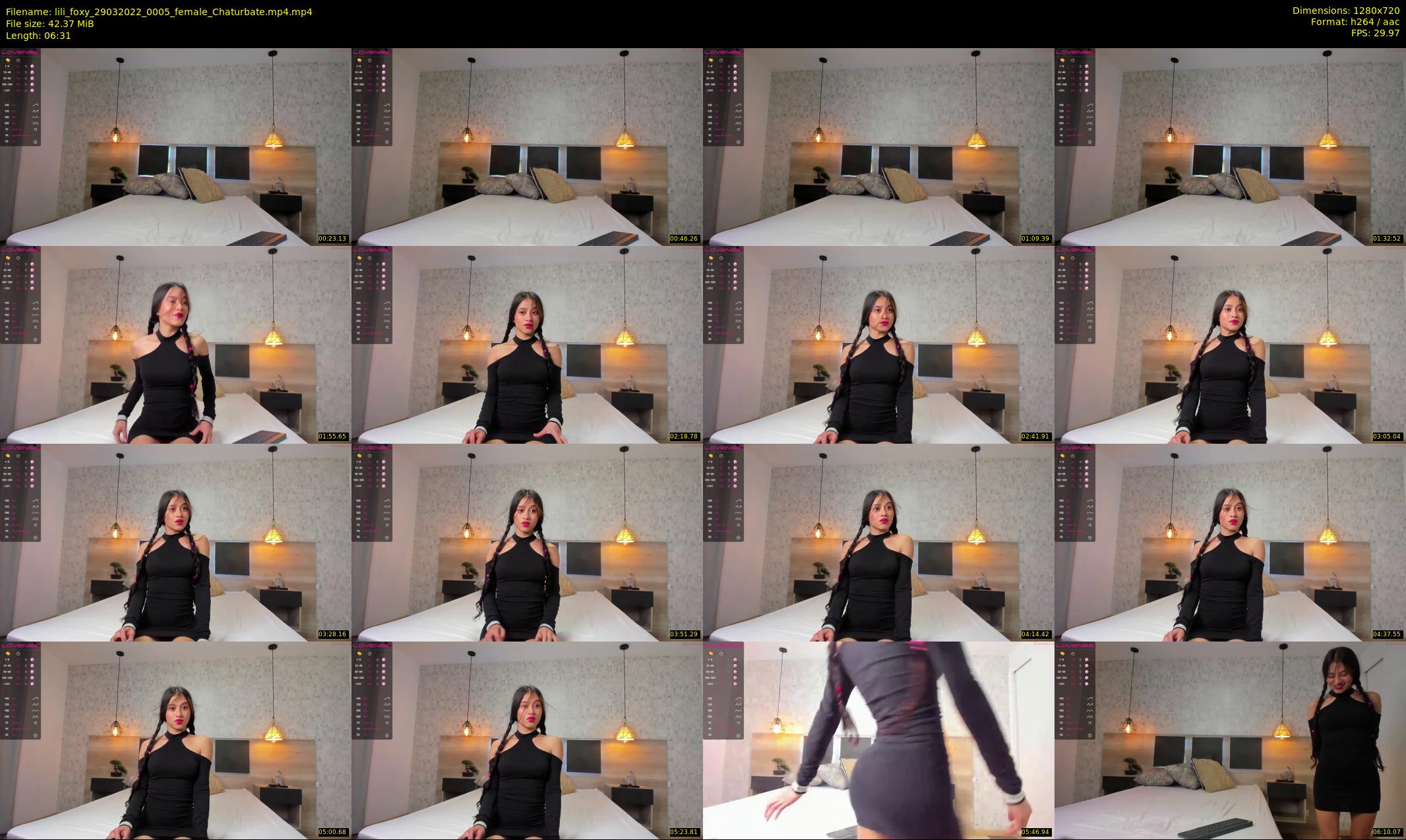 lili_foxy — 7 minute Chaturbate female cam show recording, 720p, Mar 29, 2022