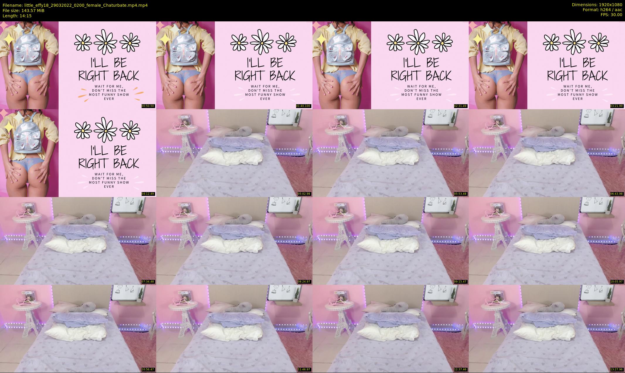 little_effy18 — 15 minute Chaturbate female cam show recording, 1080p, Mar 29, 2022