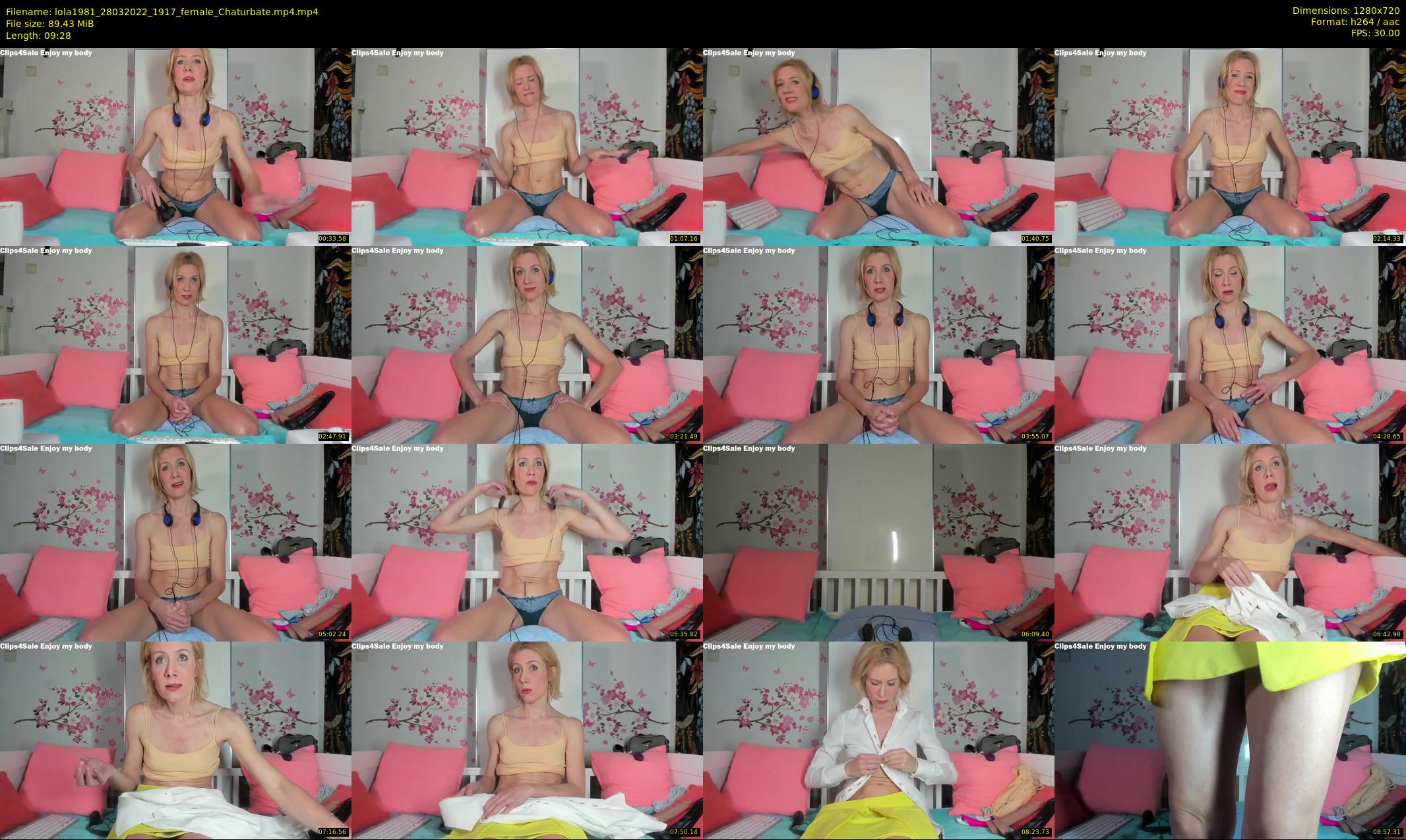lola1981 — 10 minute Chaturbate female cam show recording, 720p, Mar 28, 2022