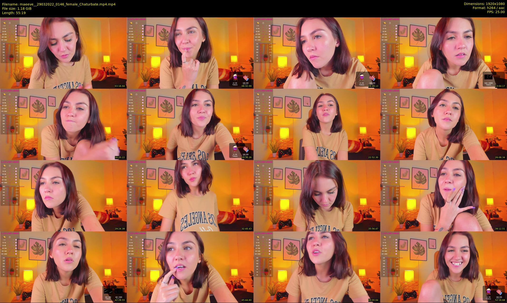 maeeve_ — 56 minute Chaturbate female cam show recording, 1080p, Mar 29, 2022