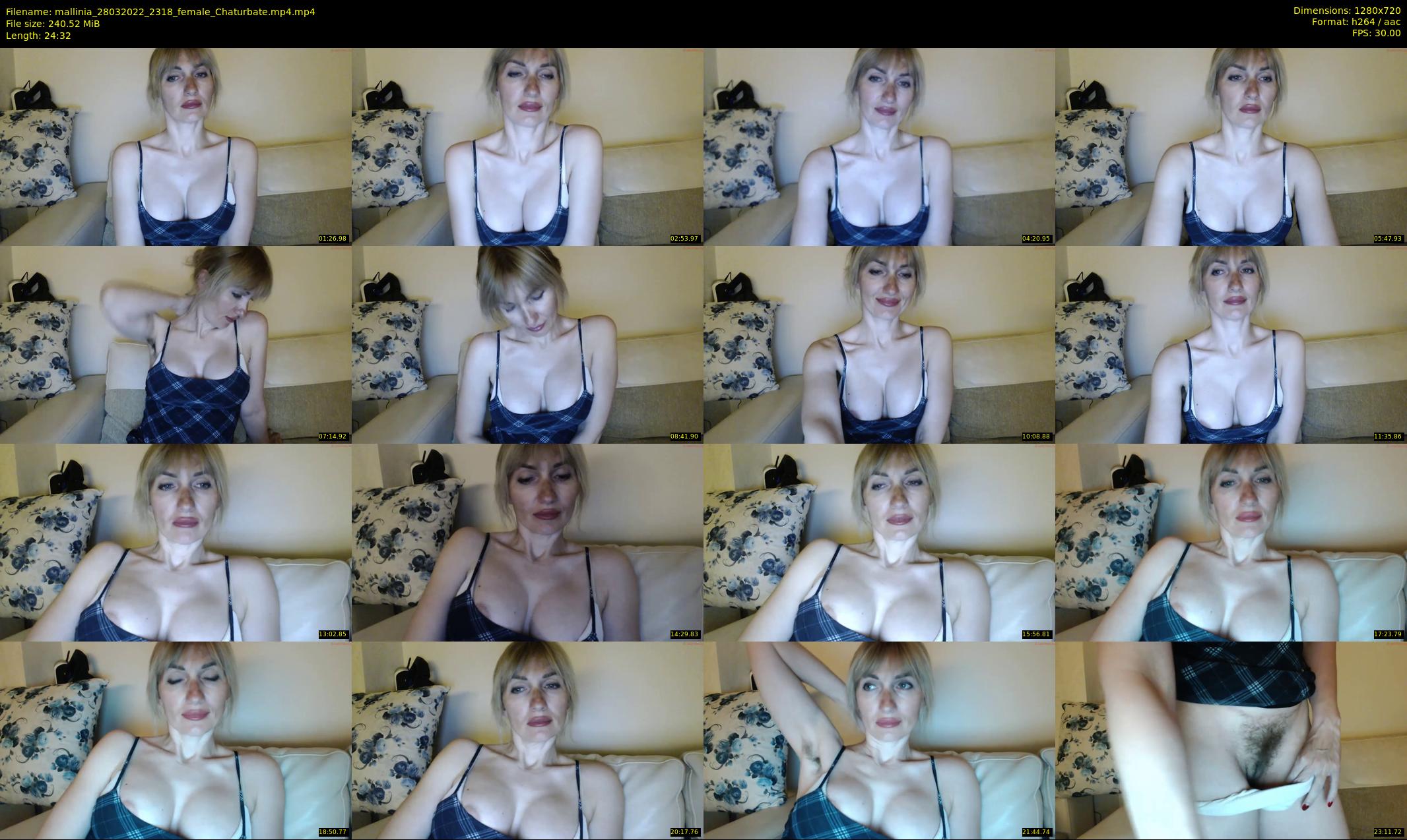 mallinia — 25 minute Chaturbate female cam show recording, 720p, Mar 28, 2022