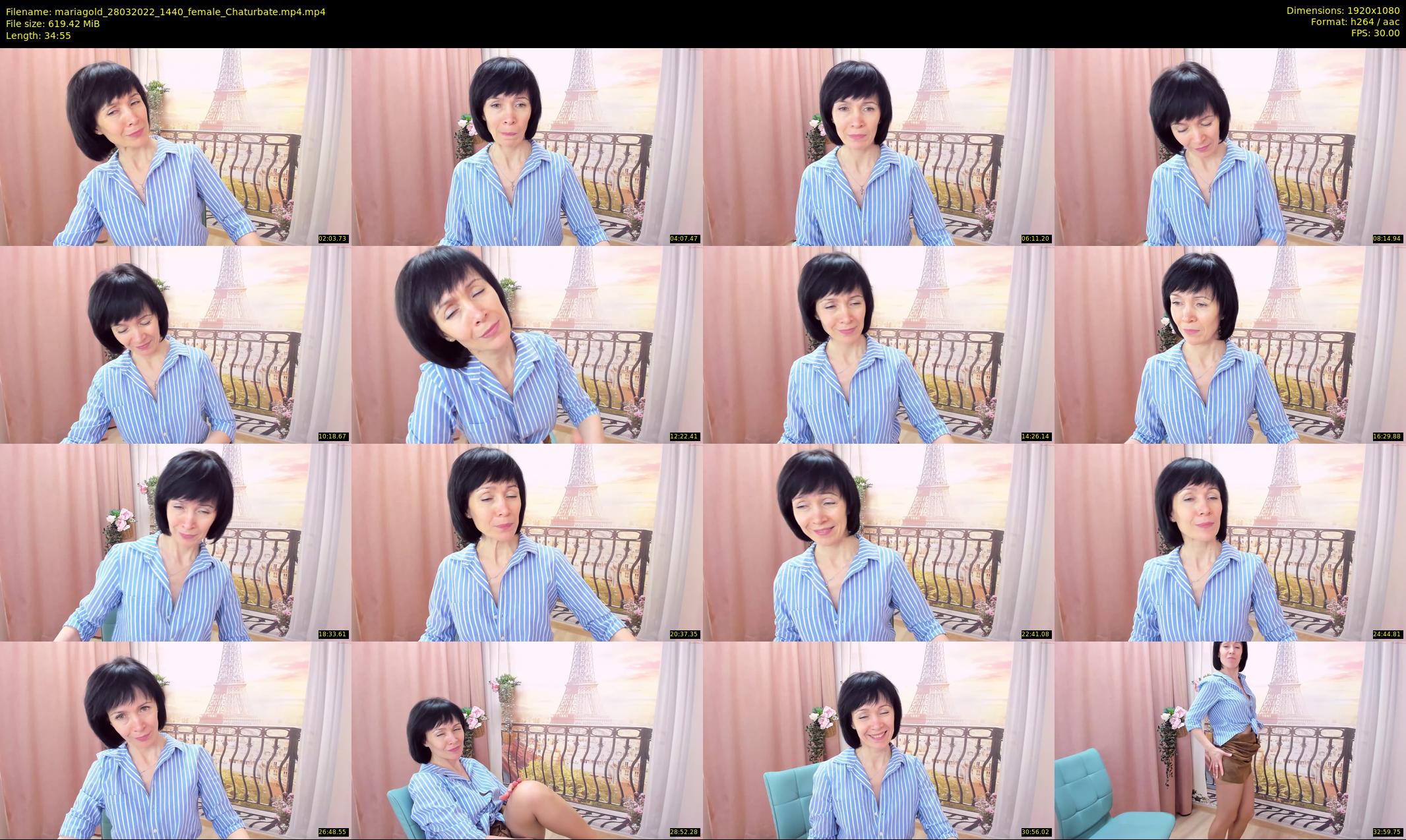 mariagold — 35 minute Chaturbate female cam show recording, 1080p, Mar 28, 2022