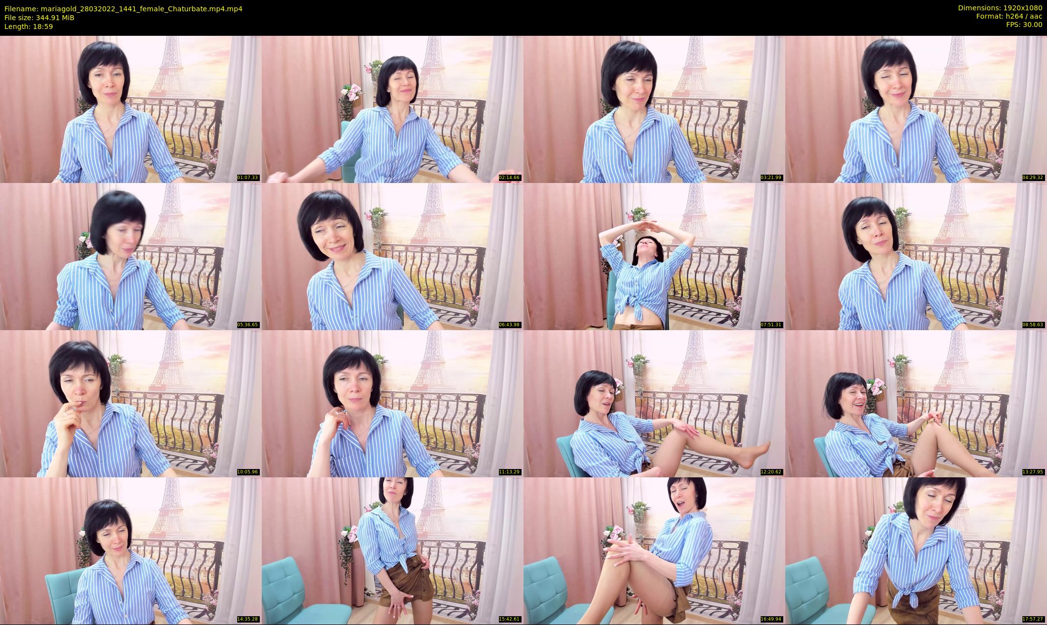 mariagold — 19 minute Chaturbate female cam show recording, 1080p, Mar 28, 2022