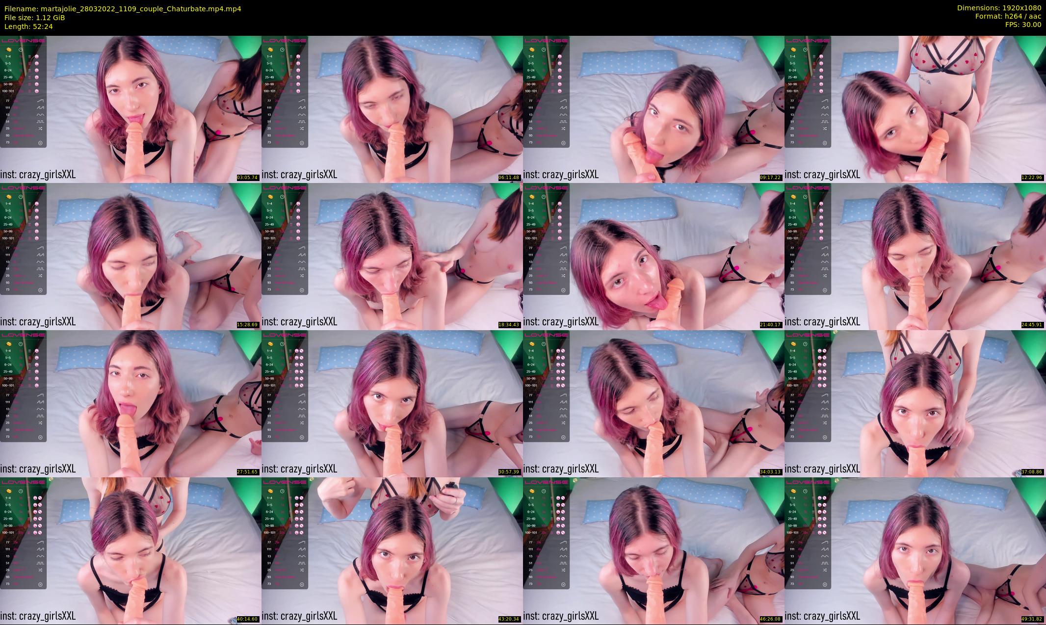 martajolie — 53 minute Chaturbate female cam show recording, 1080p, Mar 28, 2022