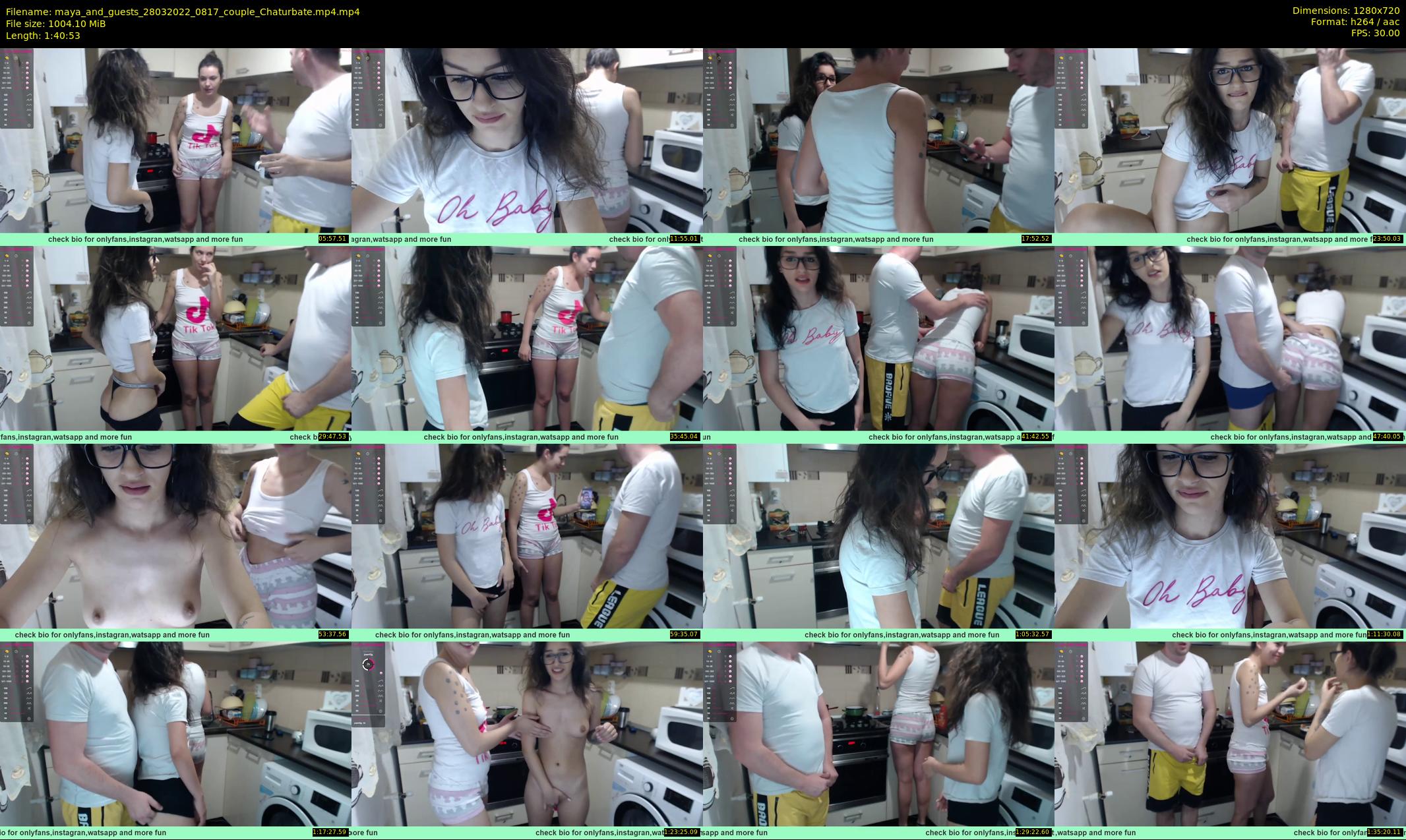 maya_and_guests — 101 minute Chaturbate couple cam show recording, 720p, Mar 28, 2022