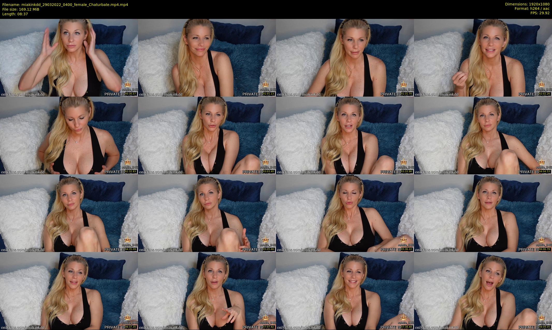 miakinkdd — 9 minute Chaturbate female cam show recording, 1080p, Mar 29, 2022