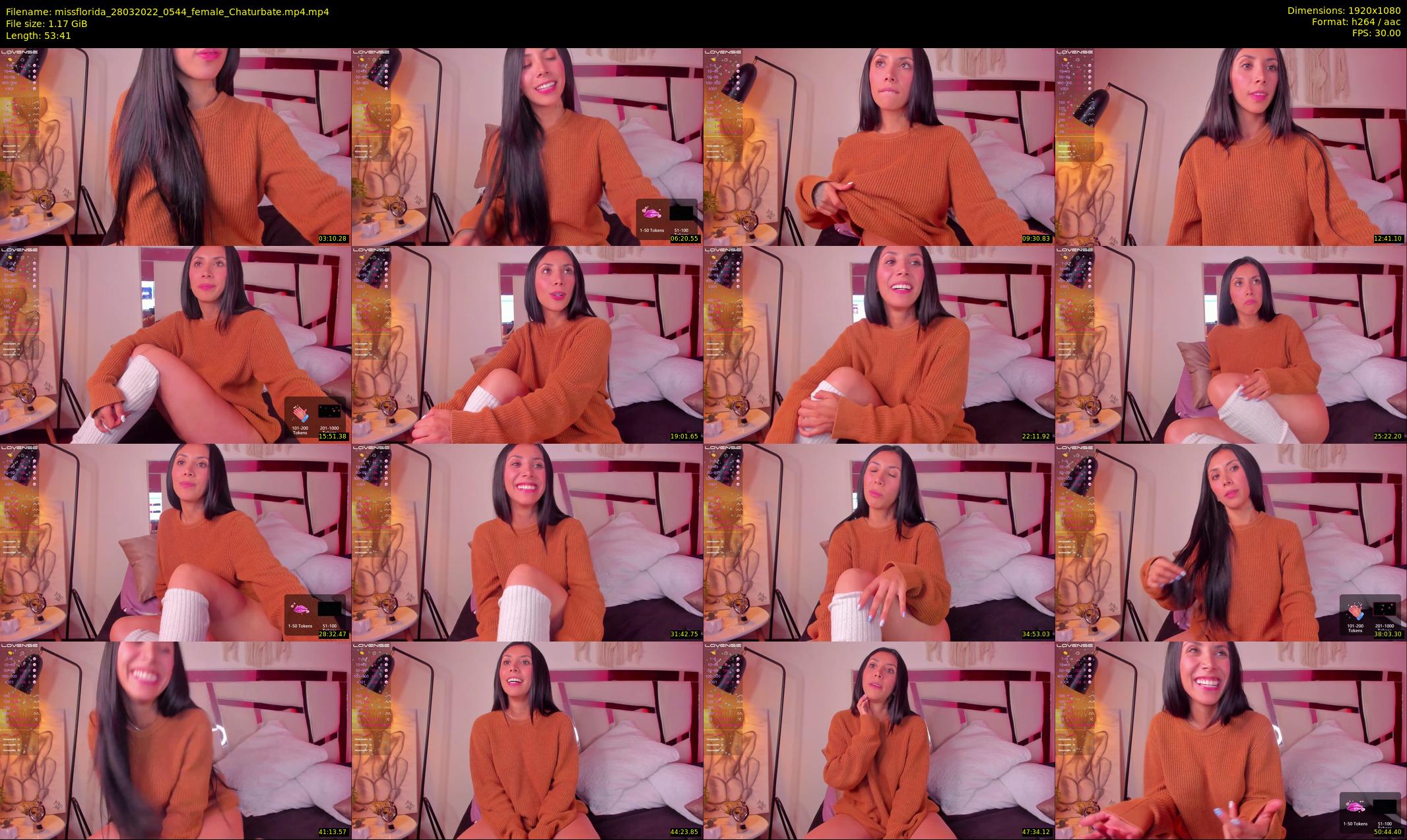missflorida — 54 minute Chaturbate female cam show recording, 1080p, Mar 28, 2022