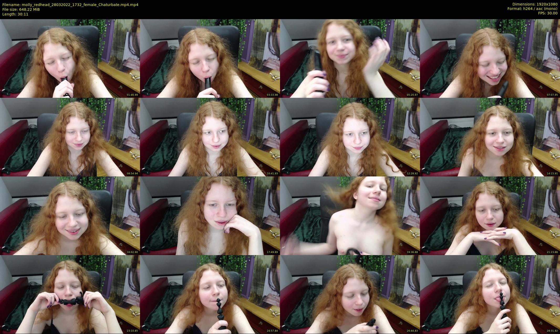 molly_redhead — 31 minute Chaturbate female cam show recording, 1080p, Mar 28, 2022