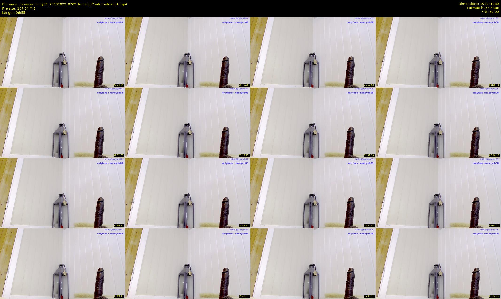 monstarnancy08 — 7 minute Chaturbate female cam show recording, 1080p, Mar 28, 2022