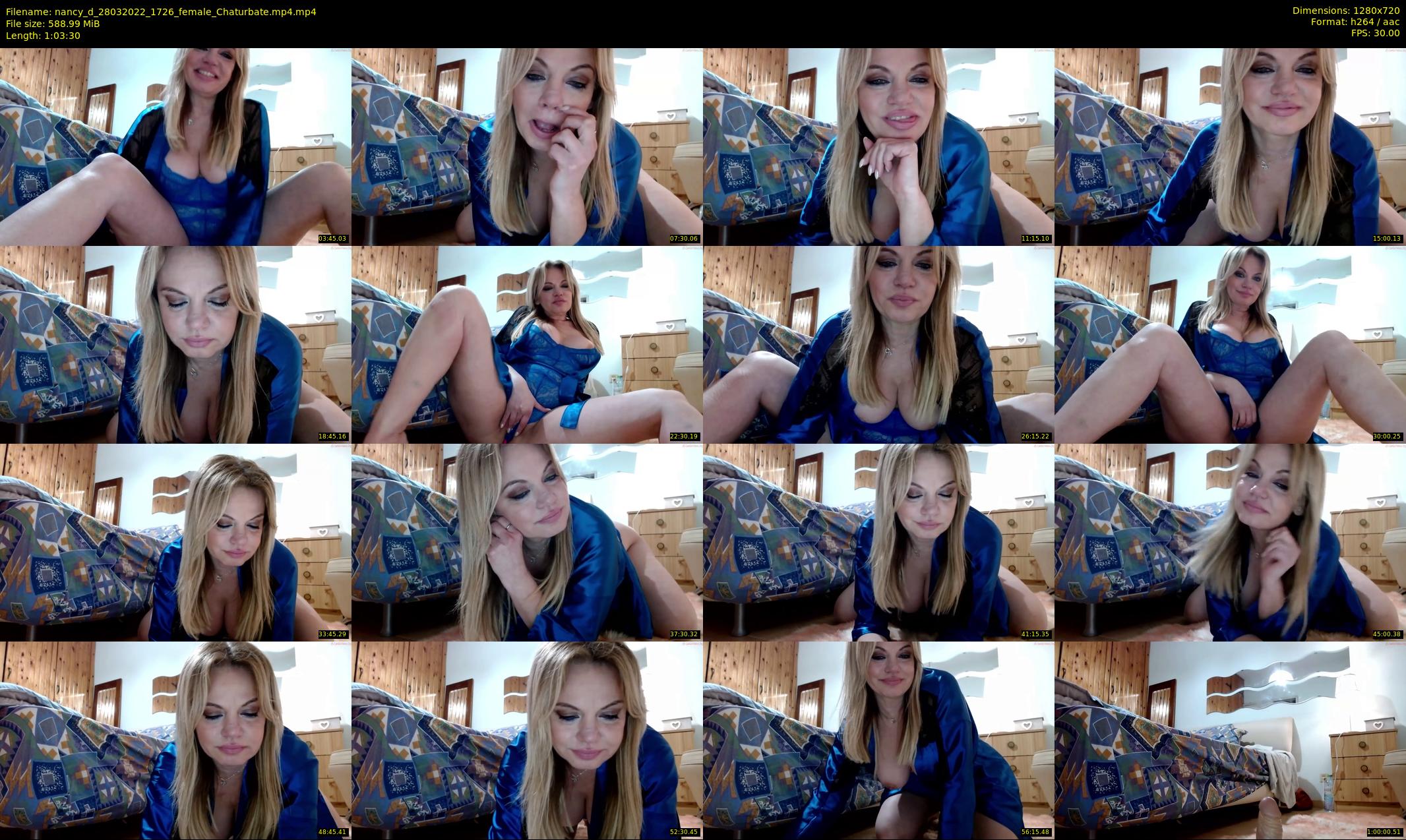 nancy_d — 64 minute Chaturbate female cam show recording, 720p, Mar 28, 2022