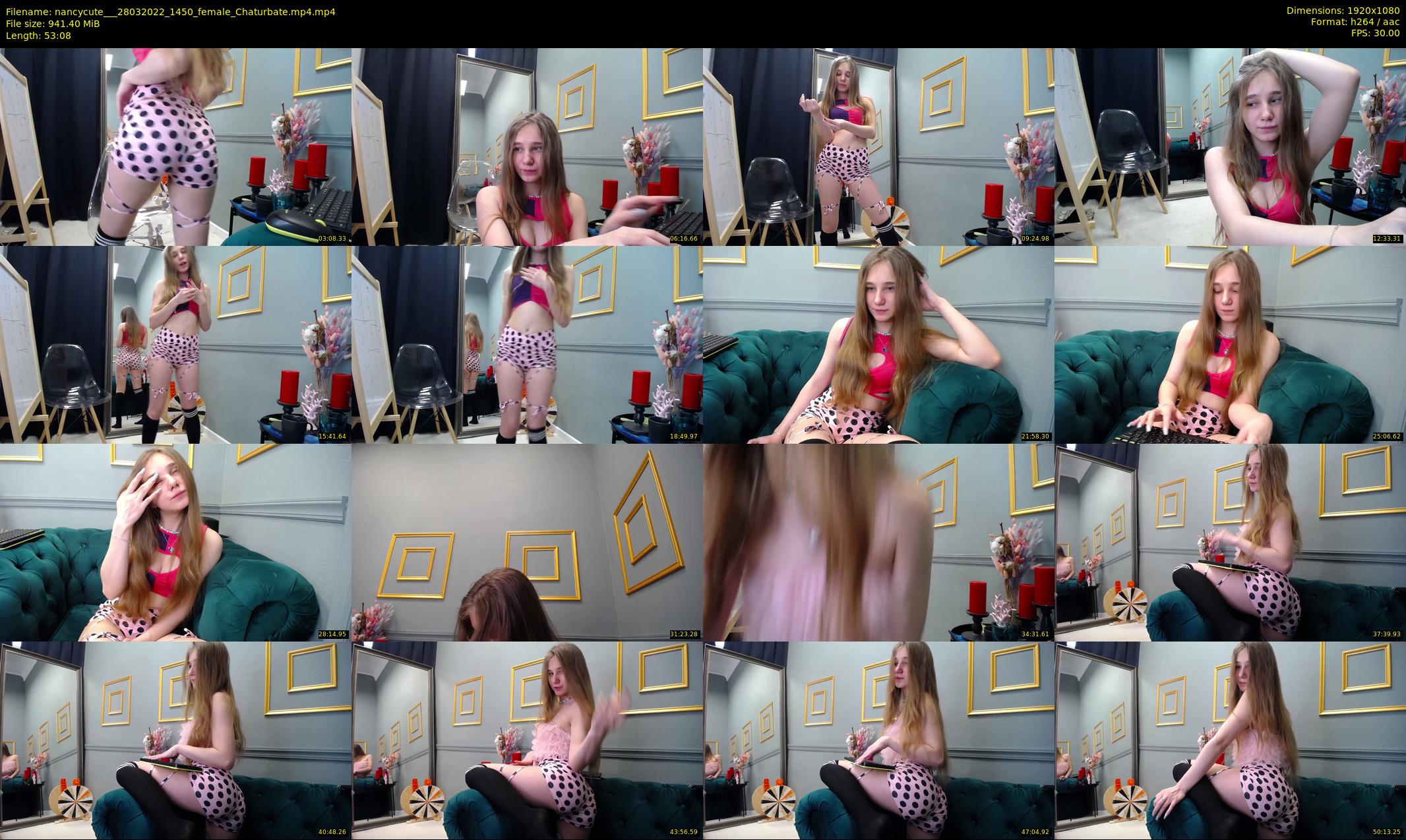 nancycute__ — 54 minute Chaturbate female cam show recording, 1080p, Mar 28, 2022
