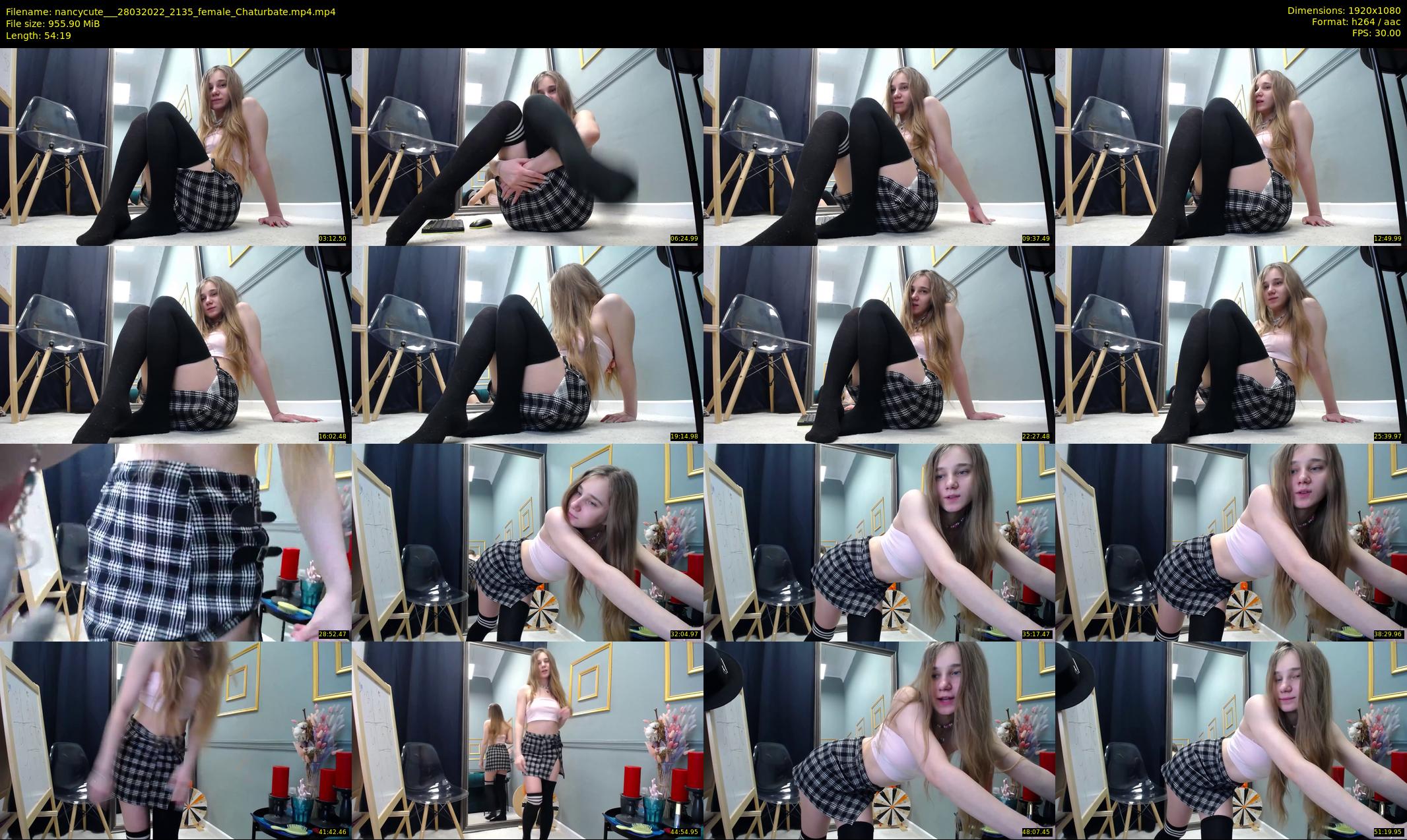 nancycute__ — 55 minute Chaturbate female cam show recording, 1080p, Mar 28, 2022