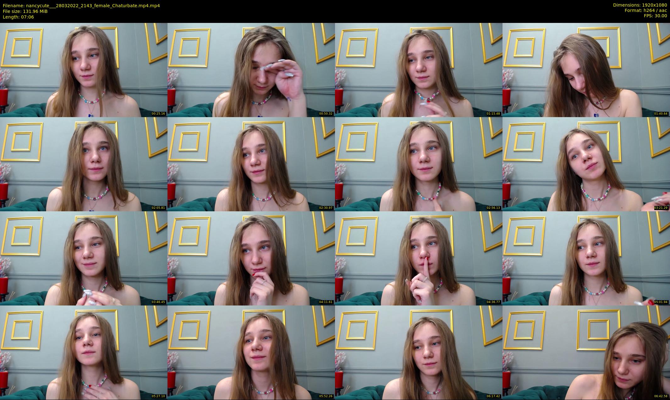 nancycute__ — 8 minute Chaturbate female cam show recording, 1080p, Mar 28, 2022