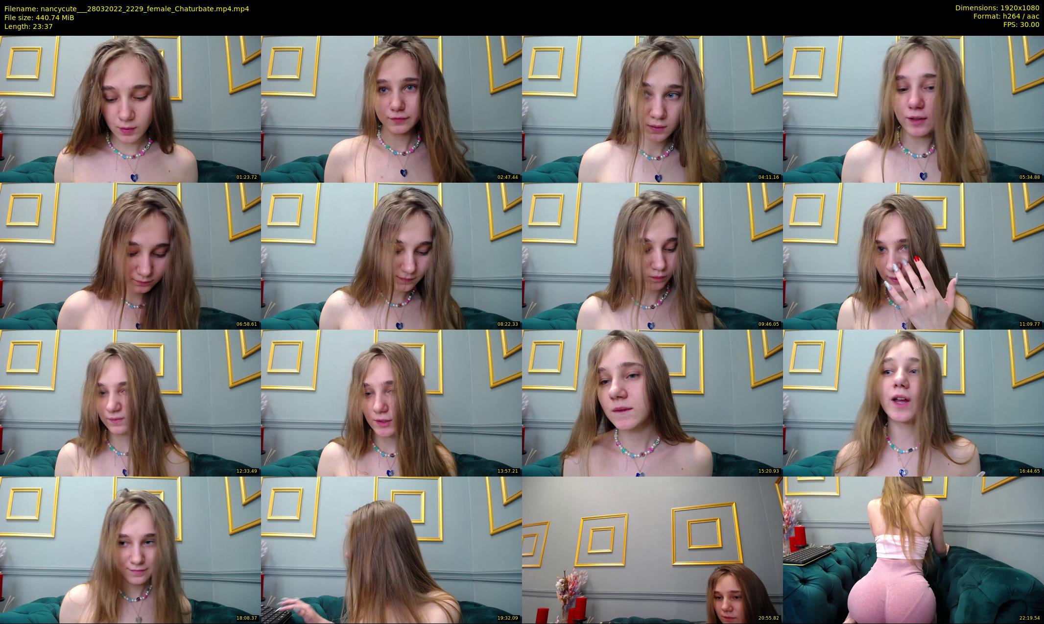 nancycute__ — 24 minute Chaturbate female cam show recording, 1080p, Mar 28, 2022