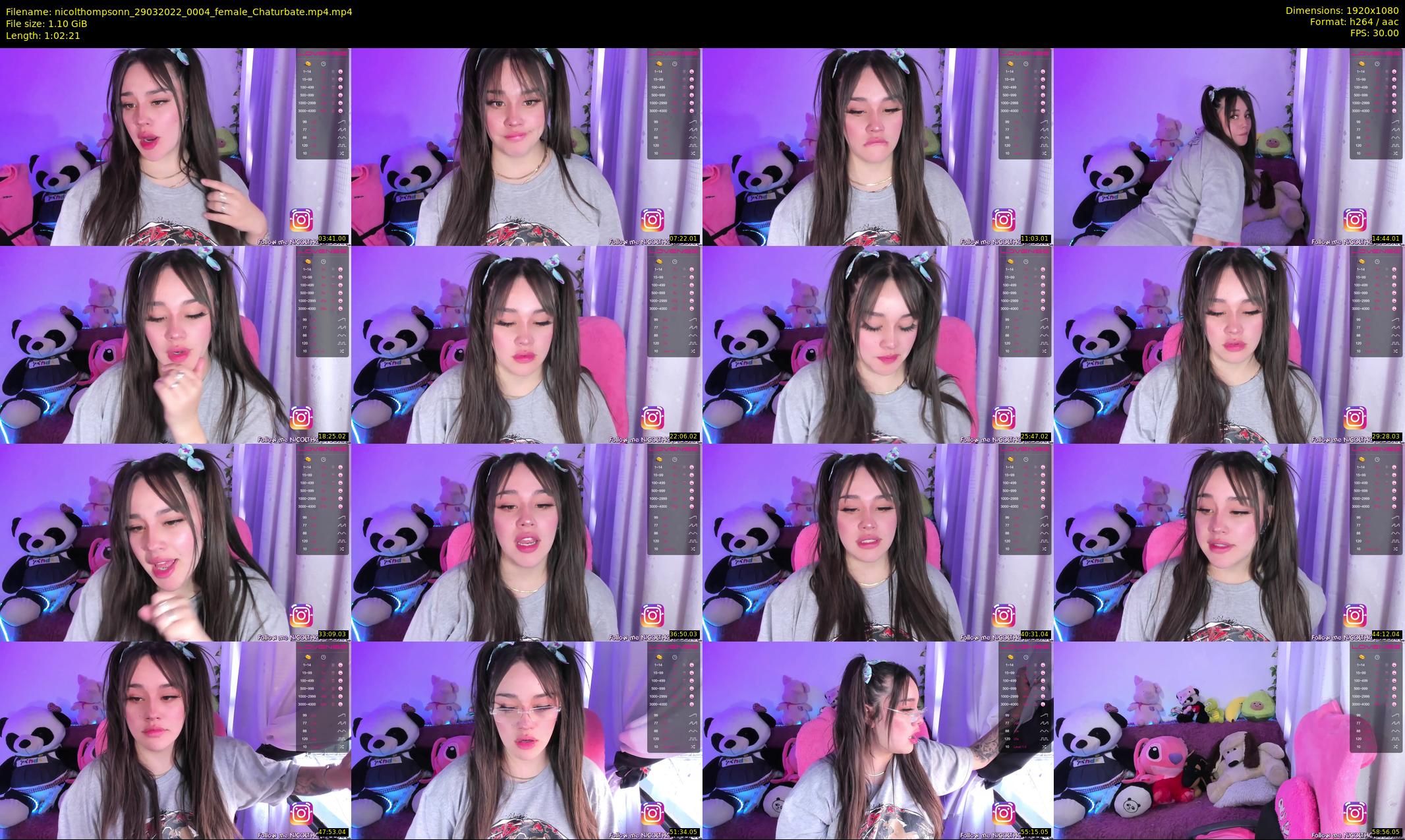 nicolthompsonn — 63 minute Chaturbate female cam show recording, 1080p, Mar 29, 2022