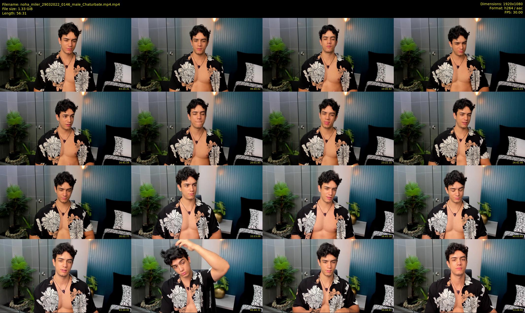 noha_miler — 57 minute Chaturbate male cam show recording, 1080p, Mar 29, 2022