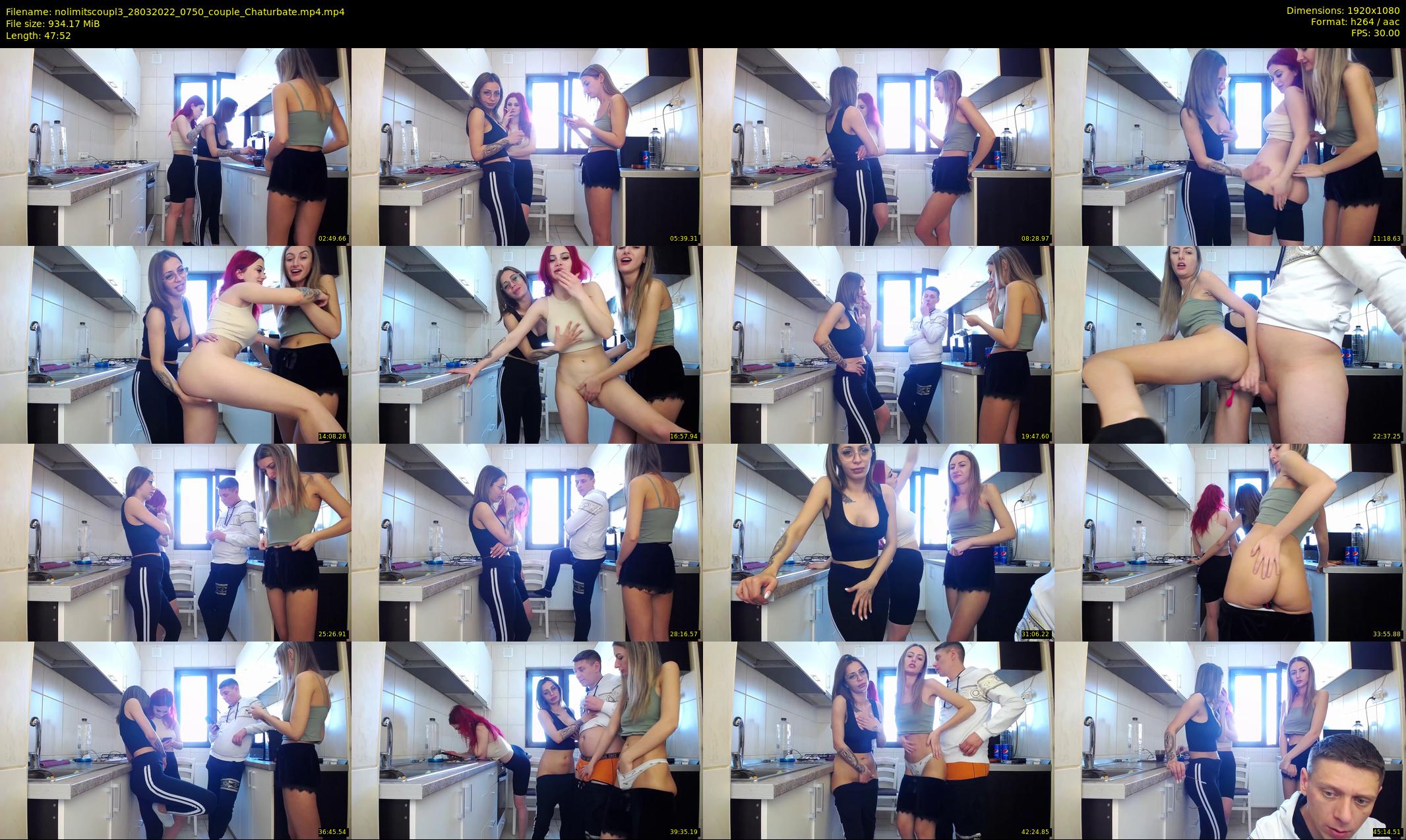 nolimitscoupl3 — 48 minute Chaturbate couple cam show recording, 1080p, Mar 28, 2022